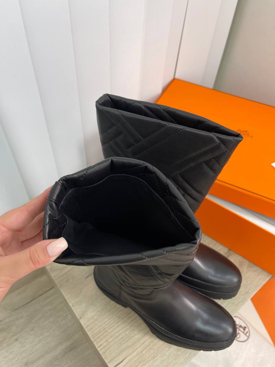 Люкс сапоги Hermes BP-22175 Люкс сапоги Hermes BP-22175