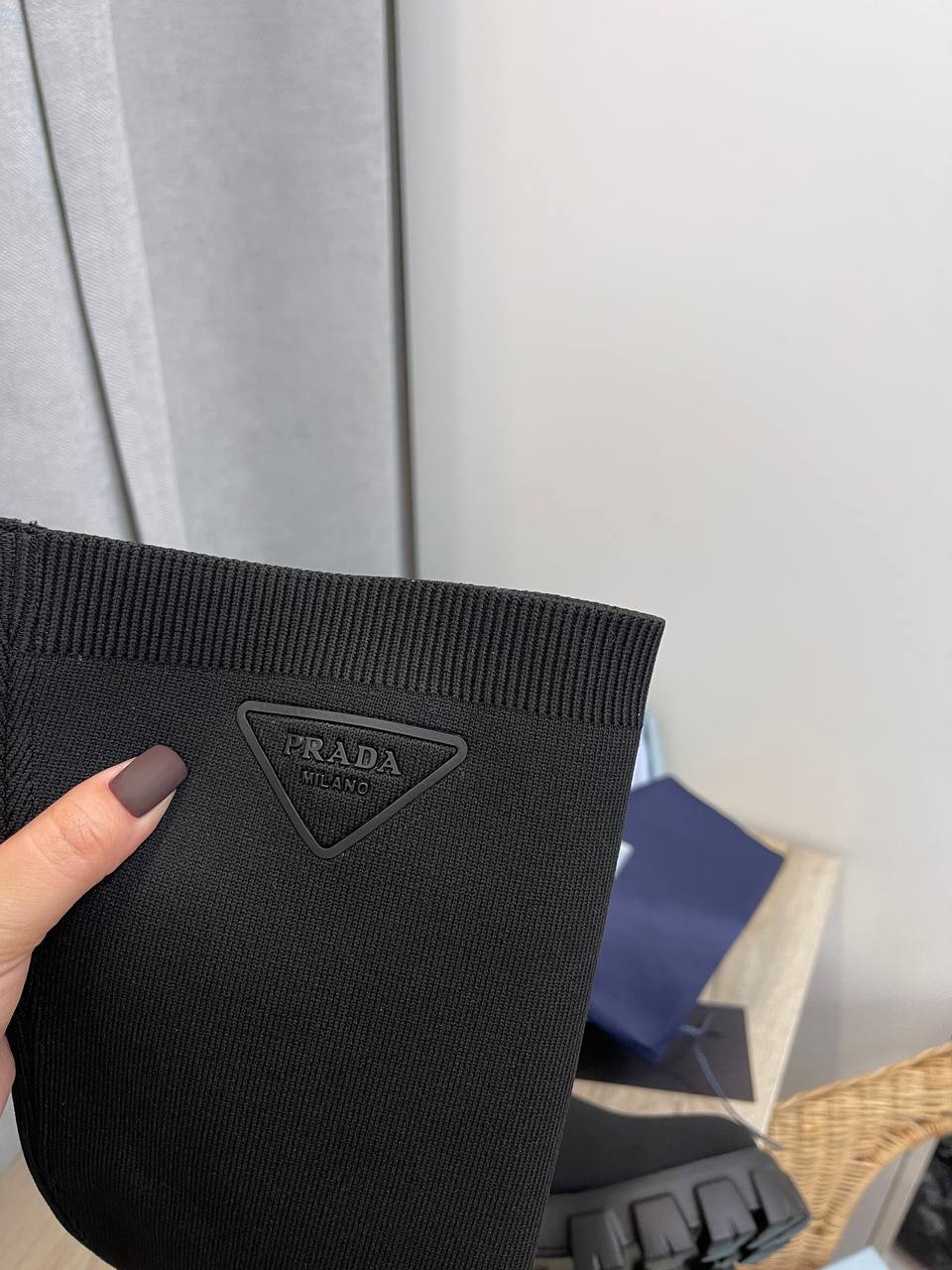 Трендовые сапоги Prada BP-40774 Трендовые сапоги Prada BP-40774