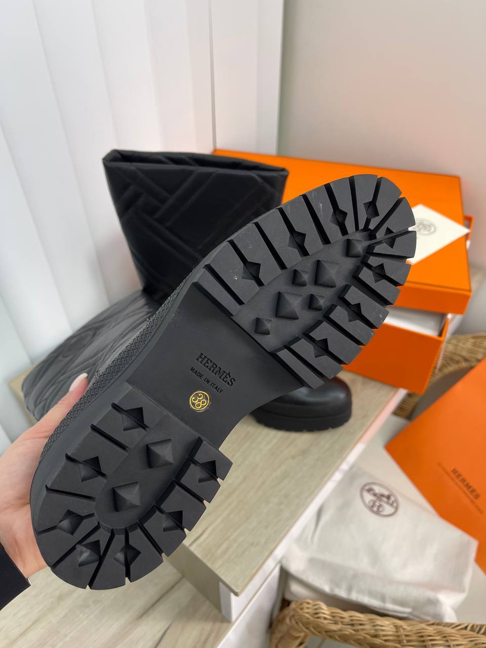 Люкс сапоги Hermes BP-22175 Люкс сапоги Hermes BP-22175