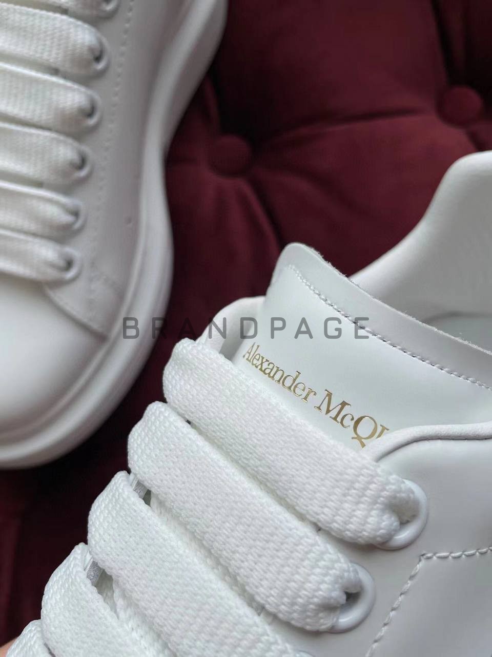 Кожаные кроссовки Alexander McQueen BPLUX12494 Кожаные кроссовки Alexander McQueen BPLUX12494