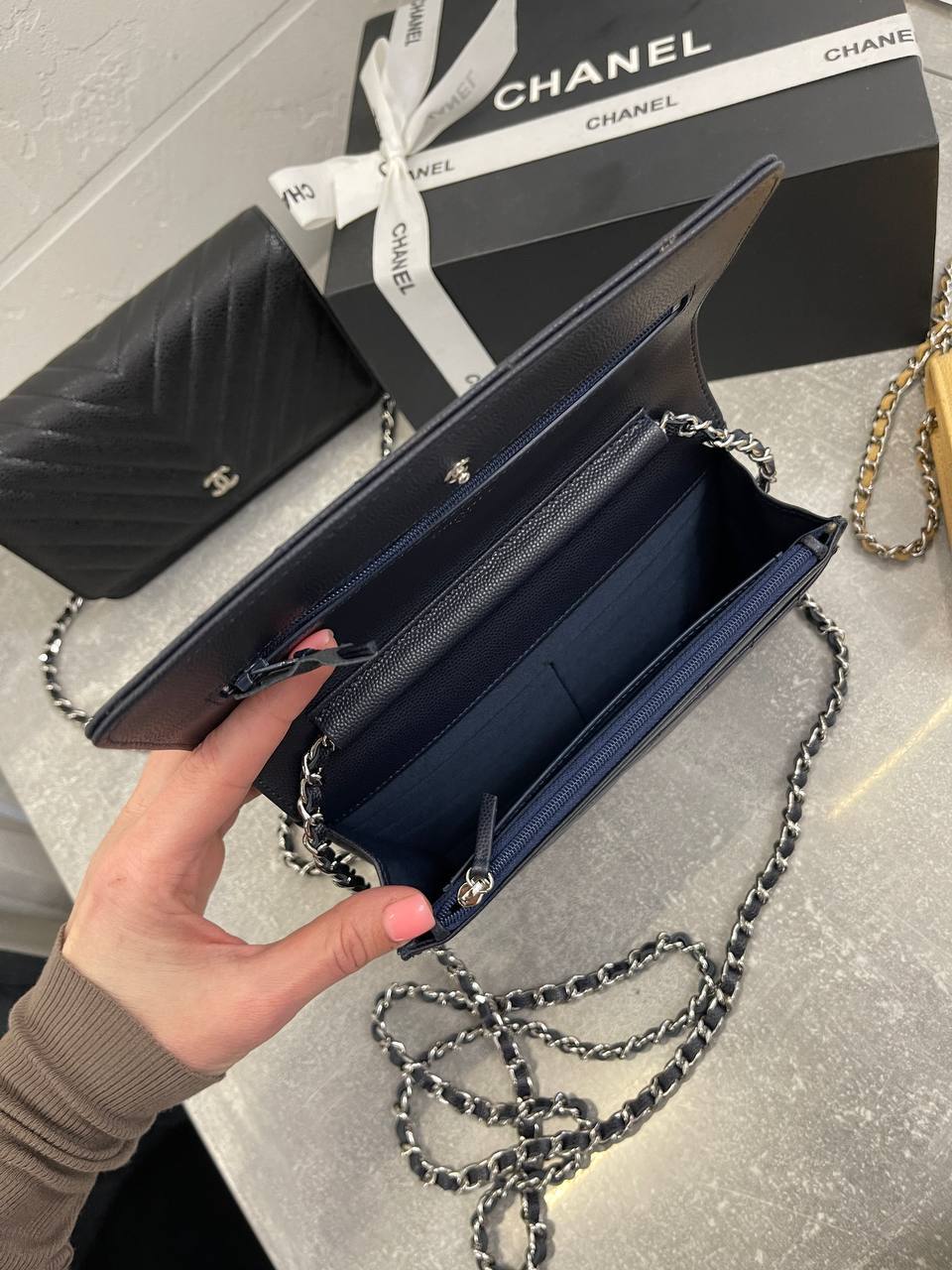 Женская сумка Chanel WOC BP-48383, премиум Женская сумка Chanel WOC BP-48383, премиум