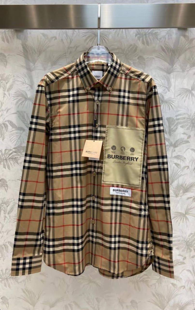 Элитная рубашка Burberry BP-17795 Элитная рубашка Burberry BP-17795