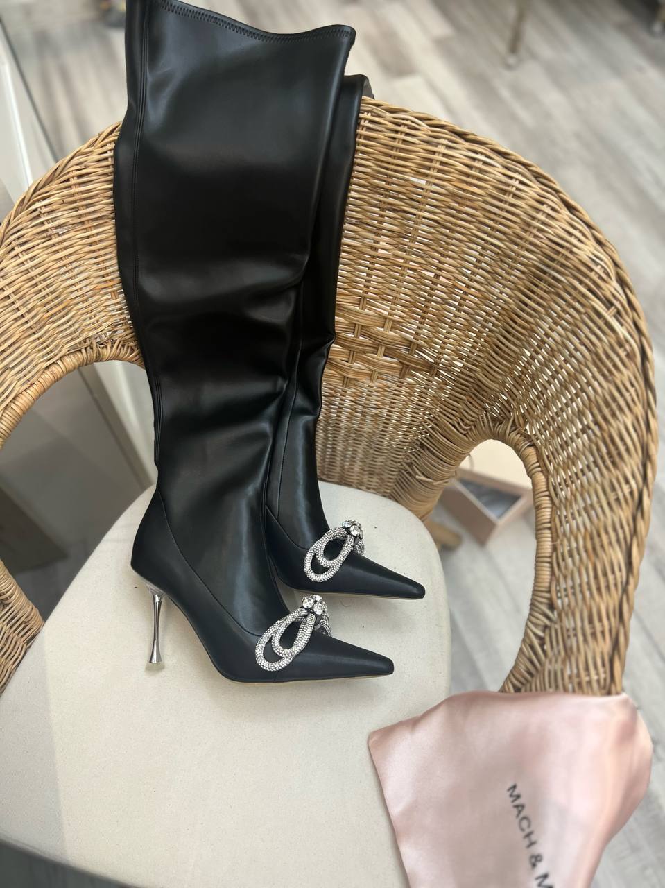 Трендовые сапоги MACH & MACH BP-42522 Трендовые сапоги MACH & MACH BP-42522