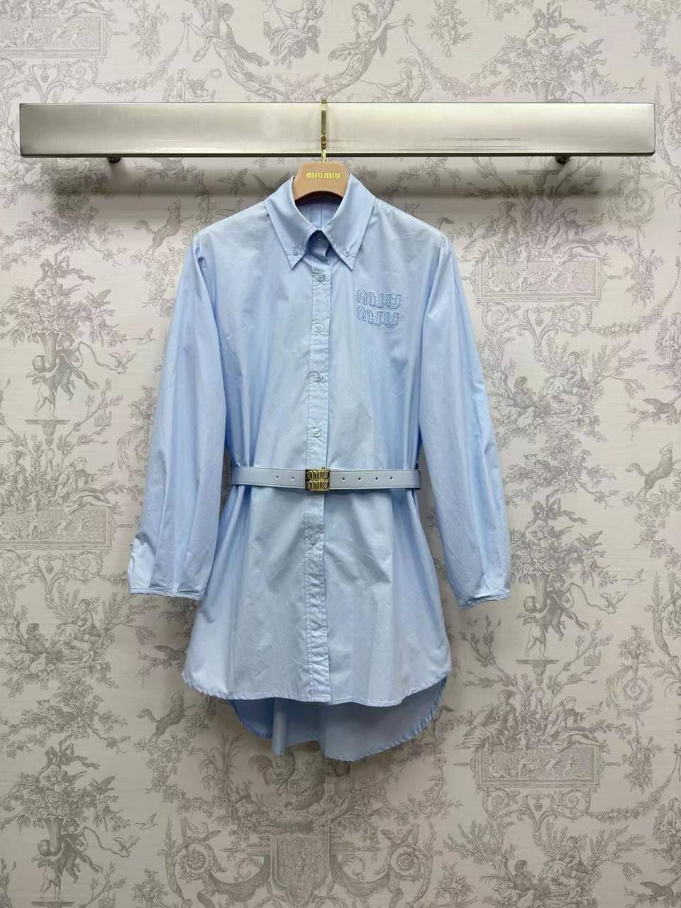 Платье-рубашка коллекционная Miu Miu BP-51391 Платье-рубашка коллекционная Miu Miu BP-51391