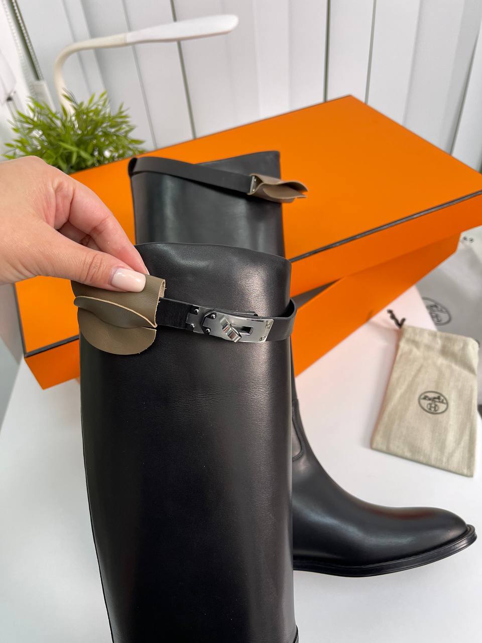 Дизайнерские сапоги Hermes BP-22899 Дизайнерские сапоги Hermes BP-22899