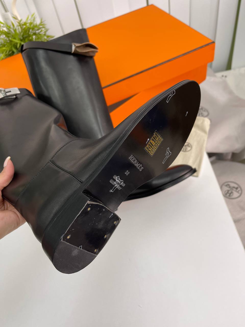 Дизайнерские сапоги Hermes BP-22899 Дизайнерские сапоги Hermes BP-22899