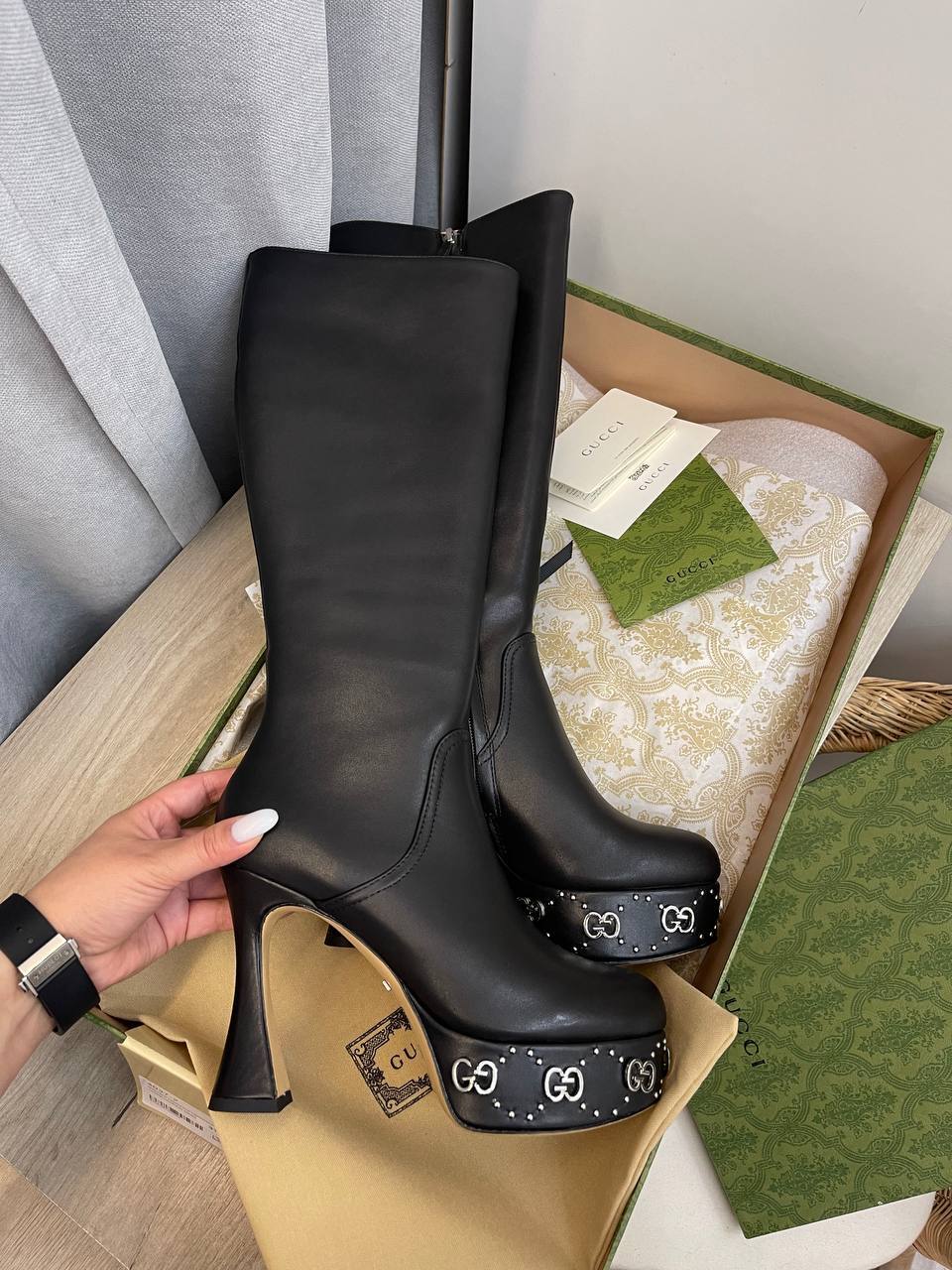 Коллекционные сапоги Gucci BP-42645 Коллекционные сапоги Gucci BP-42645