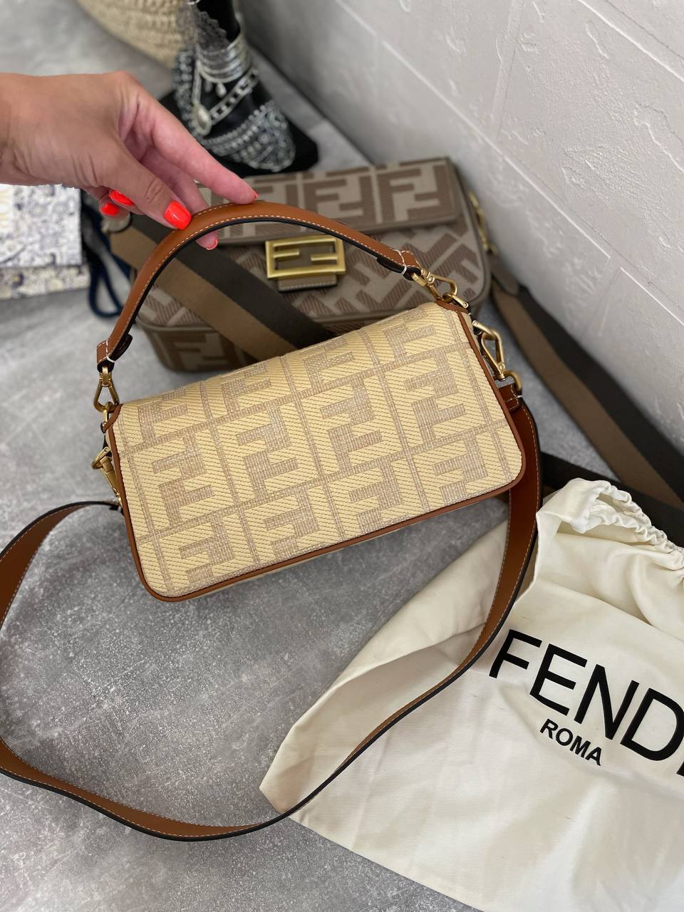 Коллекционная женская сумка Fendi BP-52755 Коллекционная женская сумка Fendi BP-52755