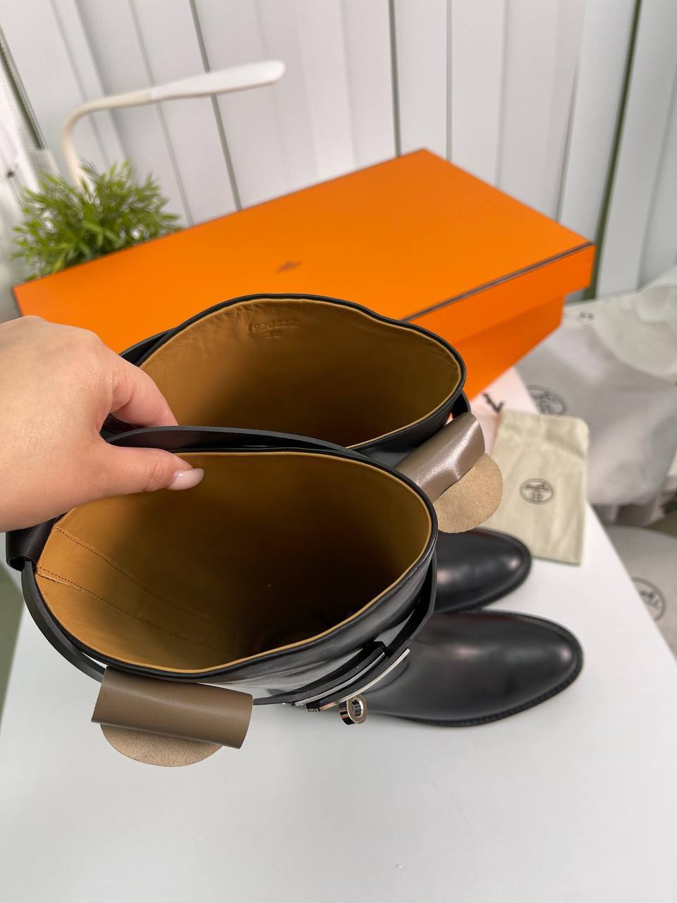 Дизайнерские сапоги Hermes BP-22899 Дизайнерские сапоги Hermes BP-22899