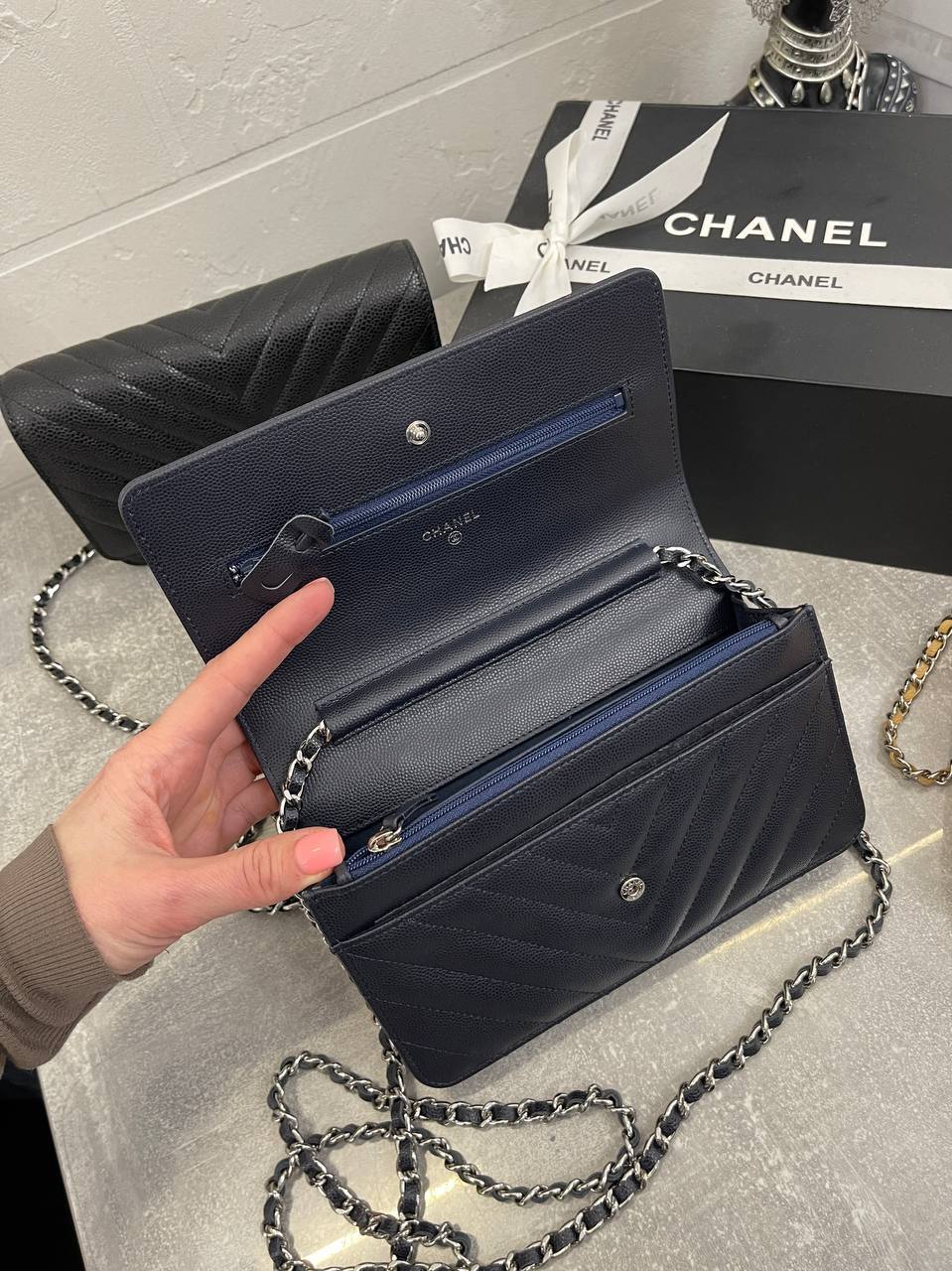 Женская сумка Chanel WOC BP-48383, премиум Женская сумка Chanel WOC BP-48383, премиум