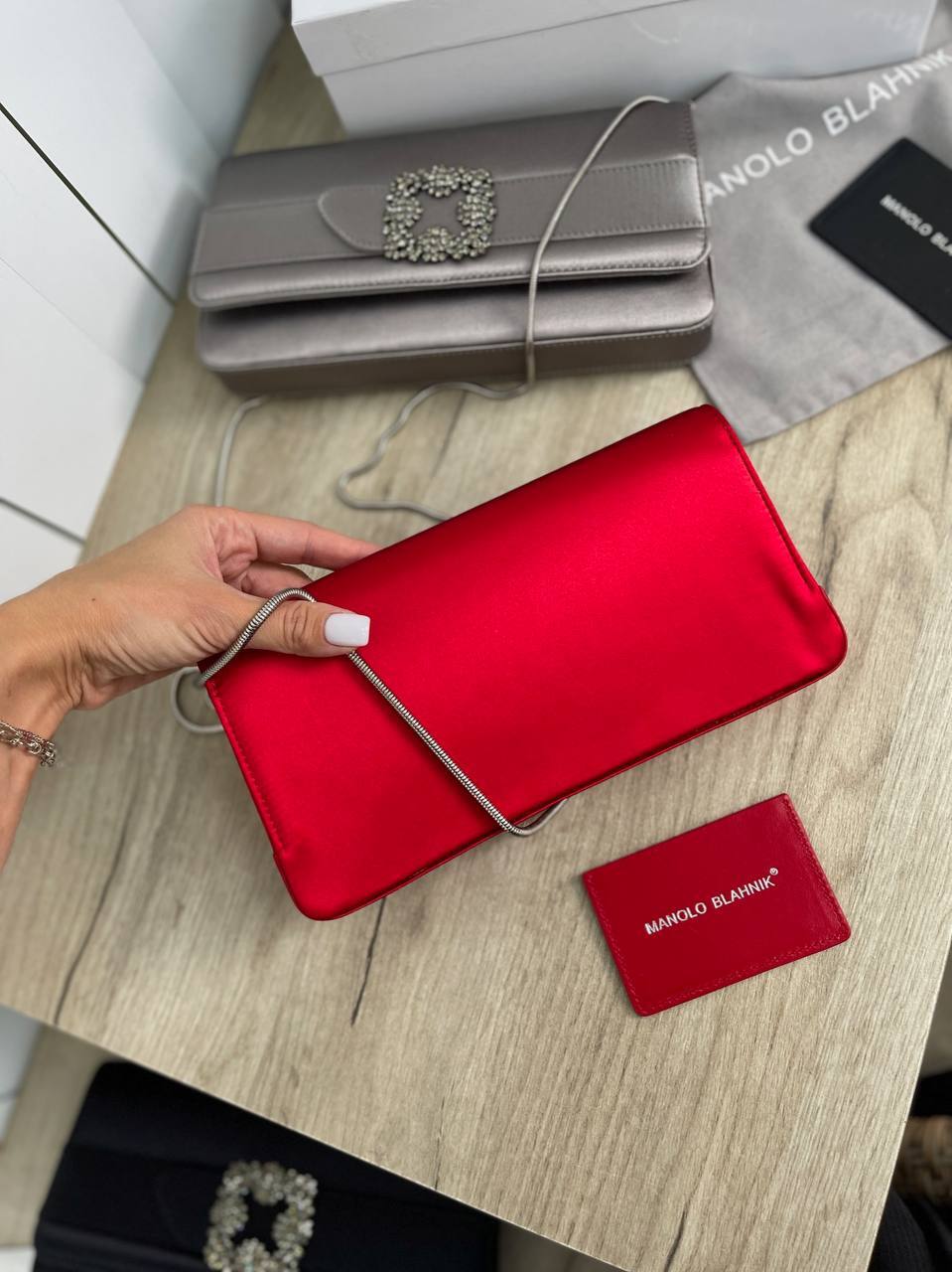 Элитный клатч Manolo Blahnik BP-17766 Элитный клатч Manolo Blahnik BP-17766
