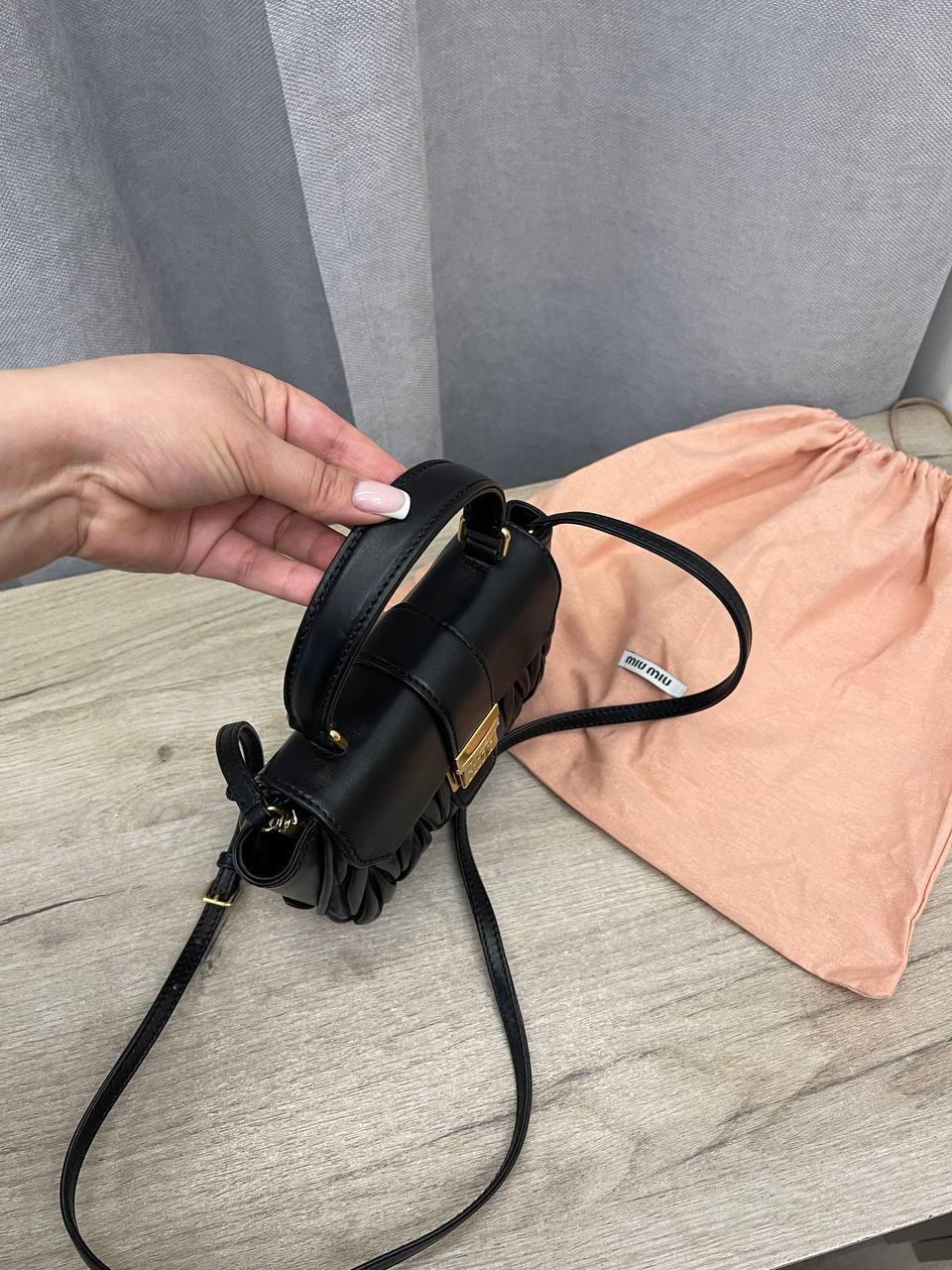 Коллекционная элитная сумка женская Miu Miu 18 см BP-45652 Коллекционная элитная сумка женская Miu Miu 18 см BP-45652