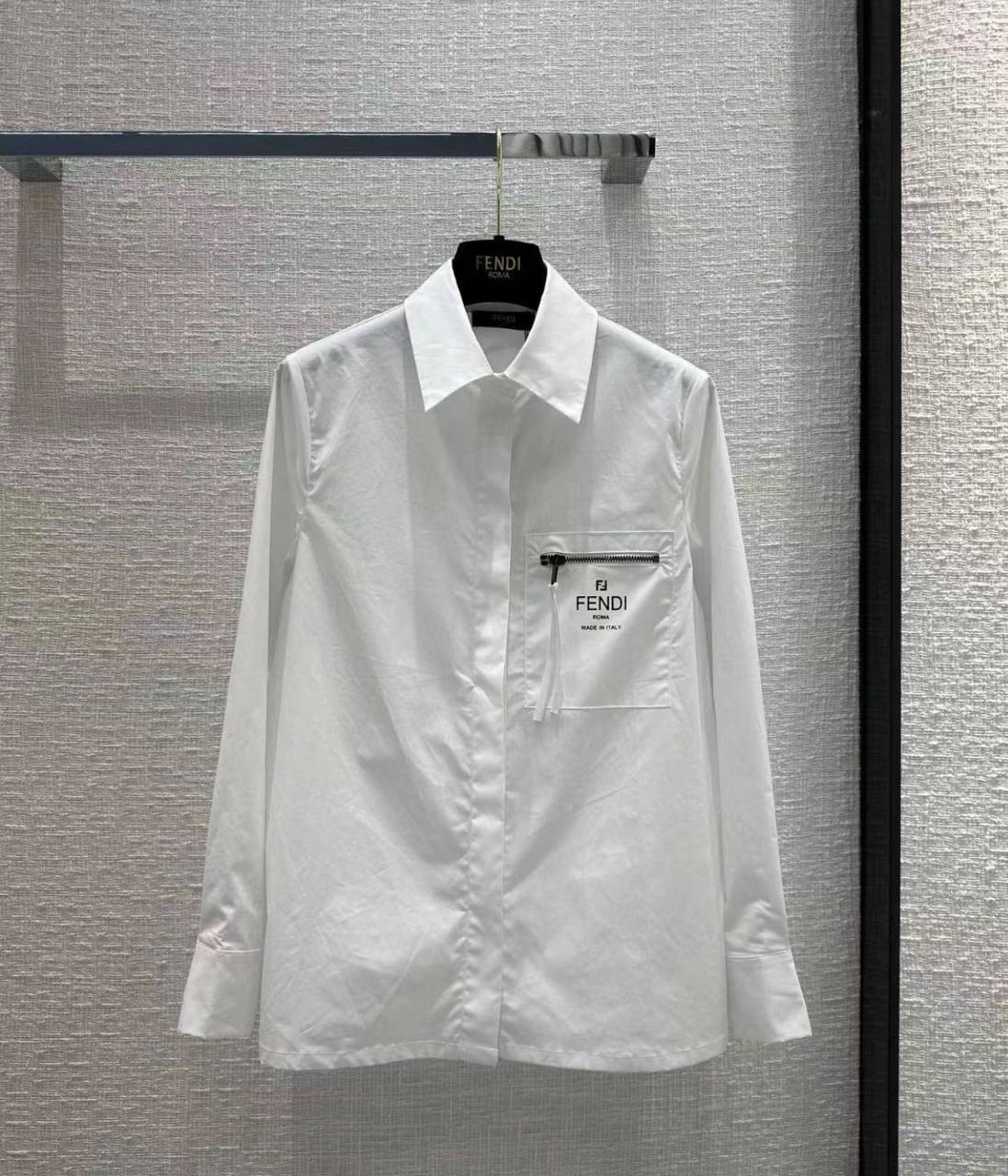 Коллекционная рубашка Fendi BP-30693 Коллекционная рубашка Fendi BP-30693