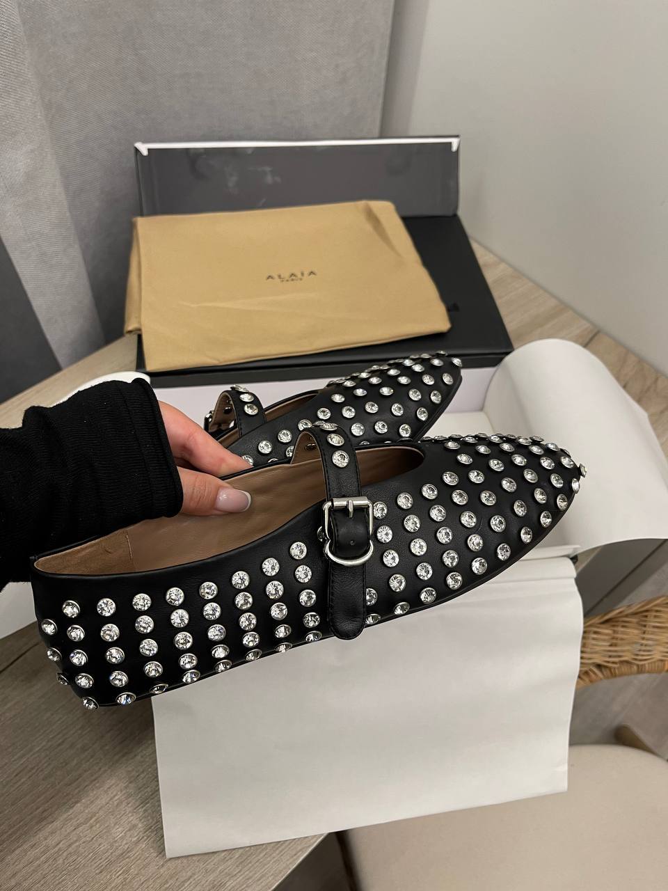 Балетки эксклюзивные Alaia BP-45851 Балетки эксклюзивные Alaia BP-45851