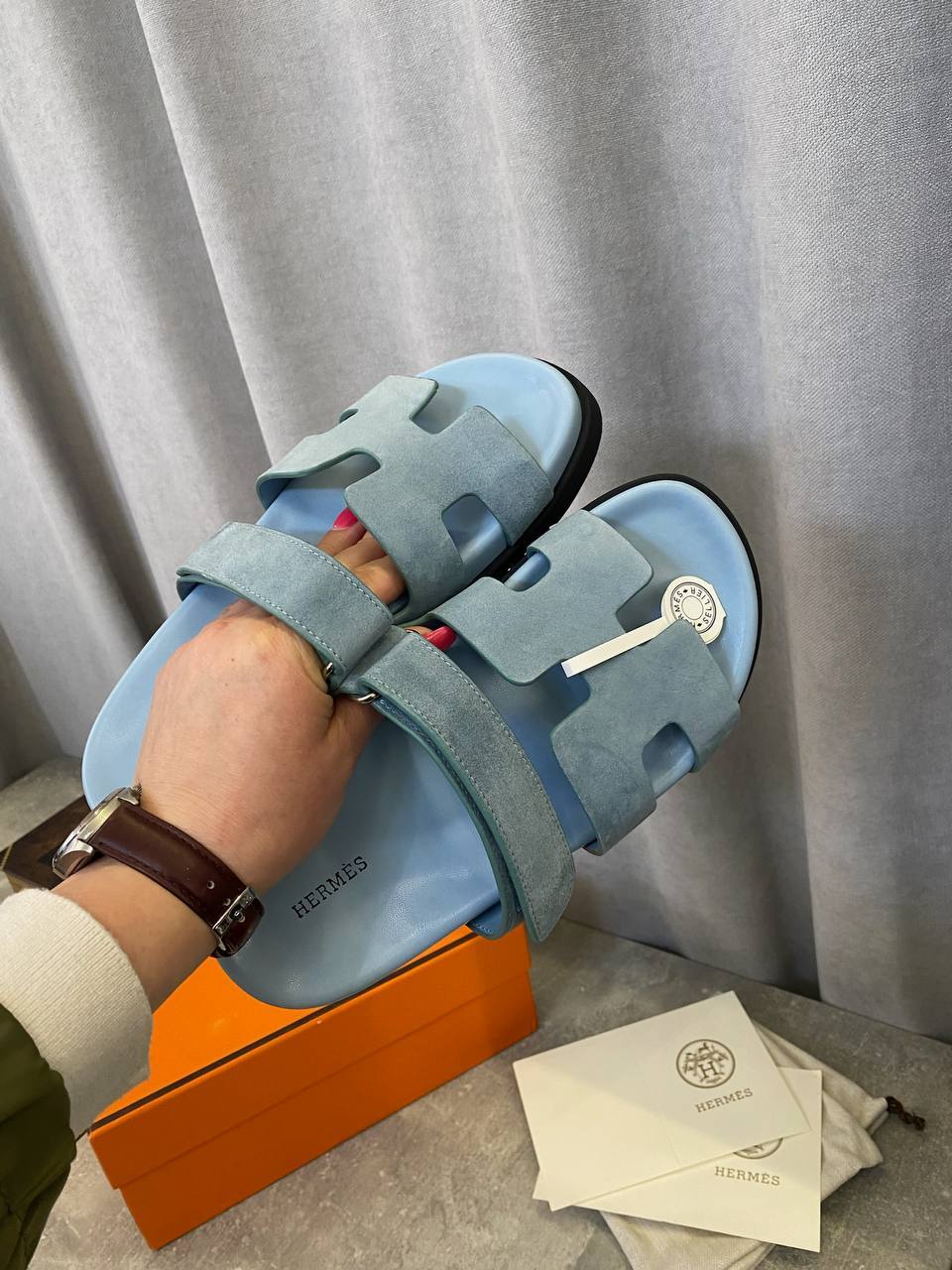 Коллекционные сандалии Hermes BP-50553 Коллекционные сандалии Hermes BP-50553