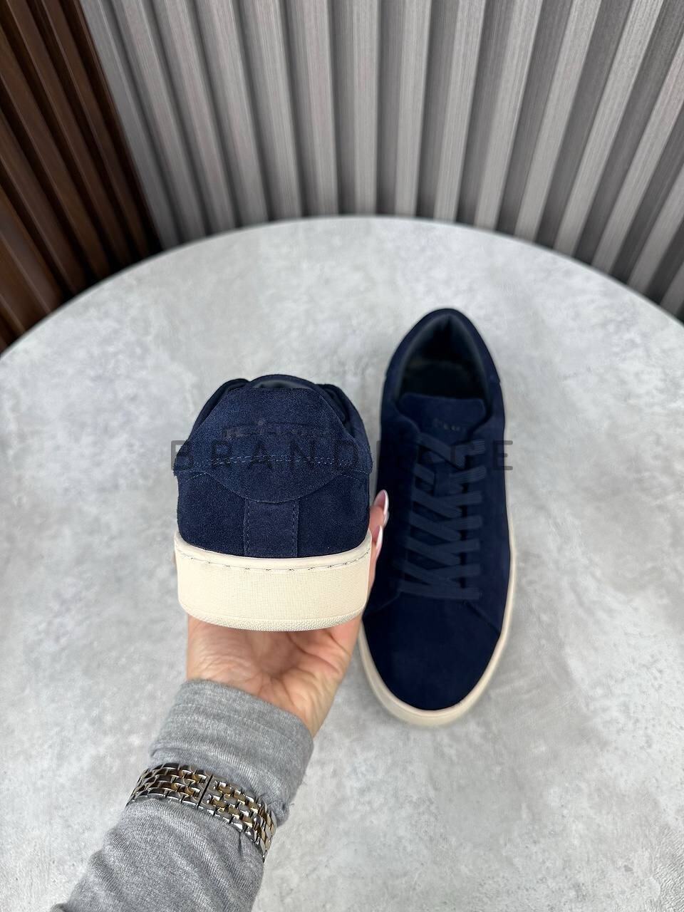 Кеды из замши Kiton BPLUX5655 Кеды из замши Kiton BPLUX5655