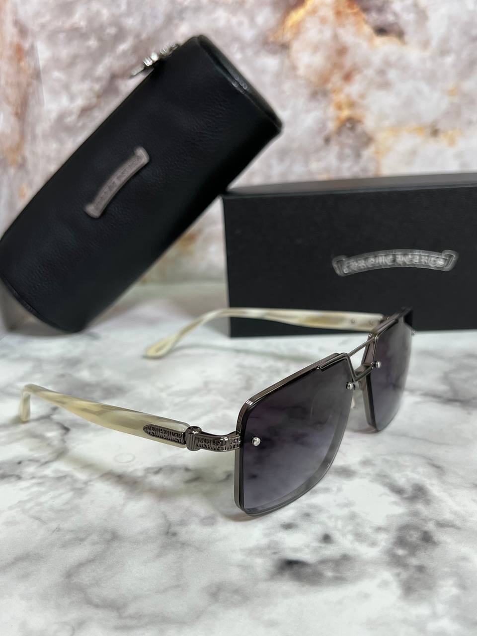 Очки мужские Chrome Hearts BP-37515 трендовые Очки мужские Chrome Hearts BP-37515 трендовые