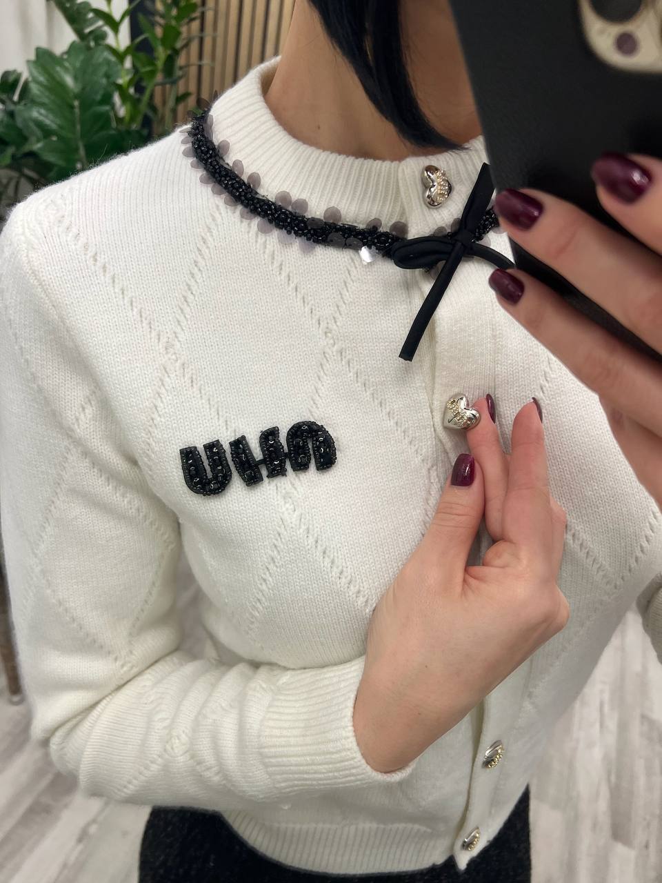 Кофта Miu Miu люксовая BP-46764 Кофта Miu Miu люксовая BP-46764