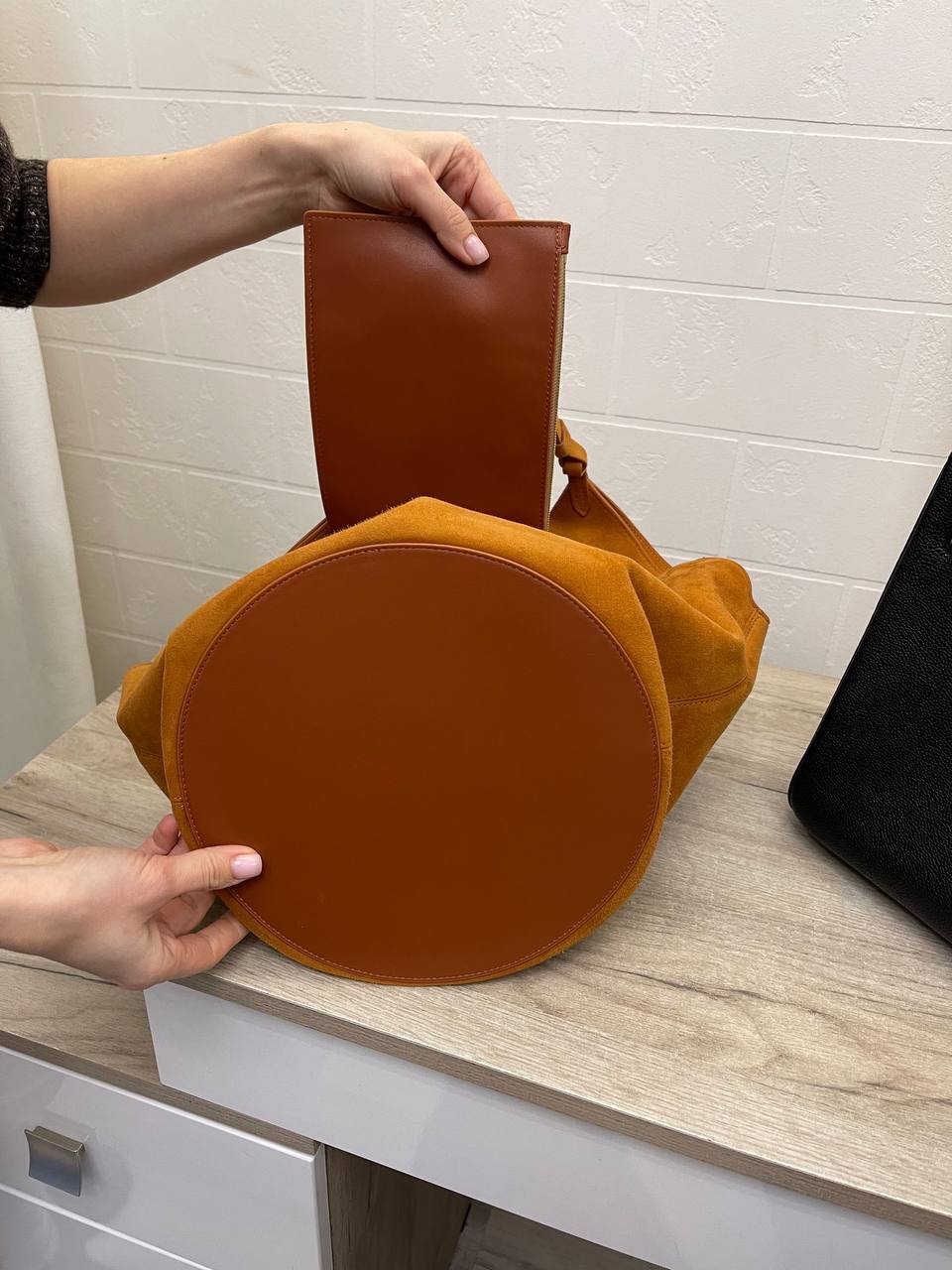 Сумка женская коричневая Khaite элитная BP-45209 Сумка женская коричневая Khaite элитная BP-45209