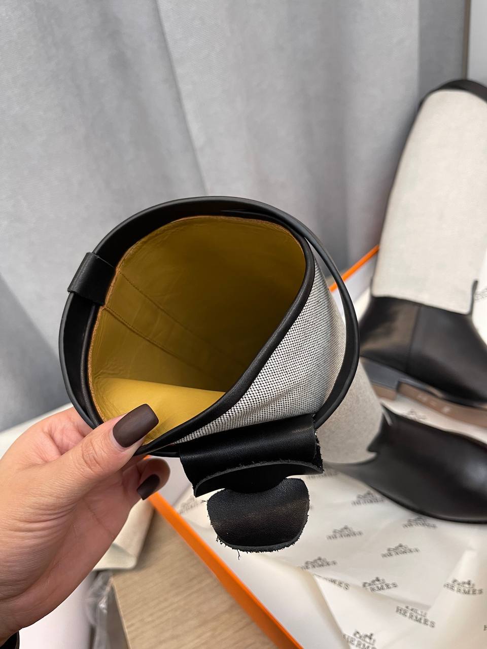 Дизайнерские сапоги Hermes BP-41686 Дизайнерские сапоги Hermes BP-41686