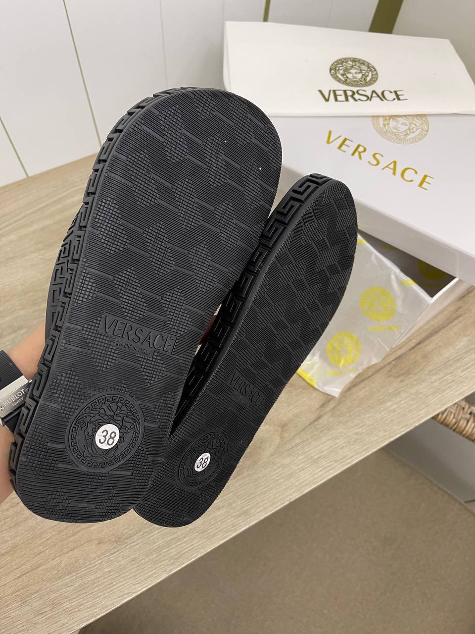 Премиум шлепанцы Versace BP-35407 Премиум шлепанцы Versace BP-35407
