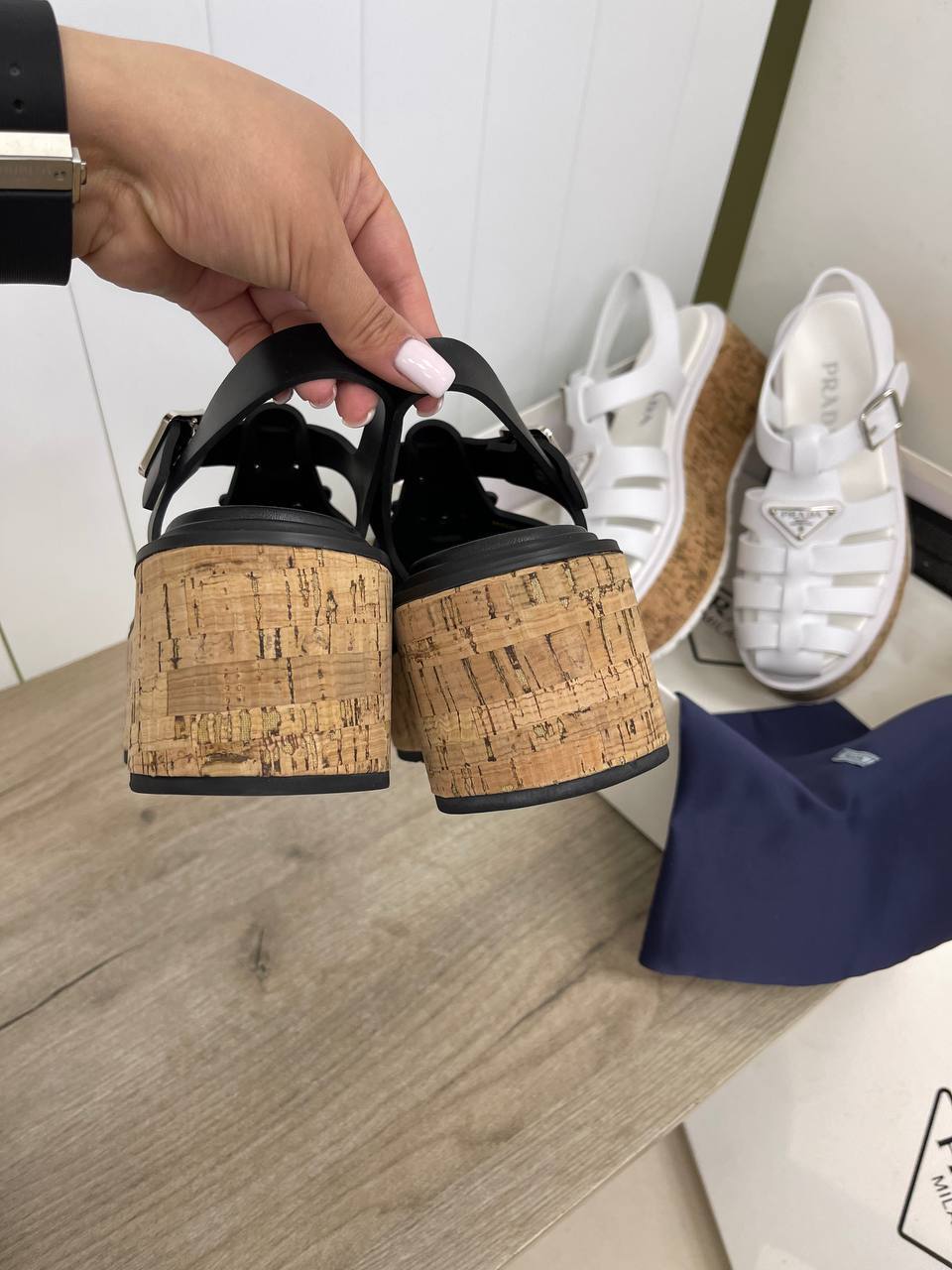 Коллекционные сандалии Prada BP-34856 Коллекционные сандалии Prada BP-34856