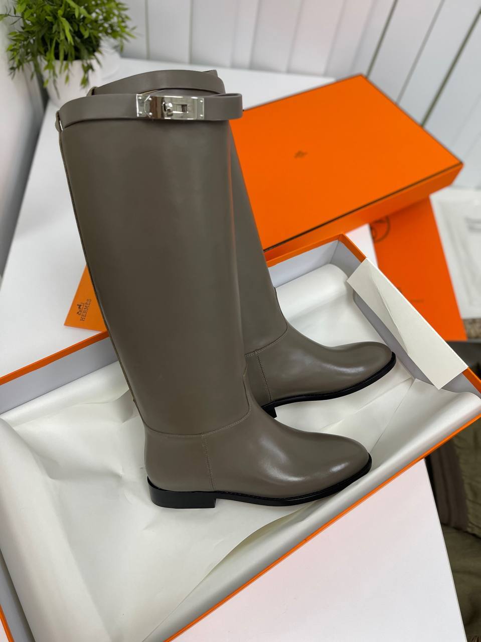 Премиум сапоги Hermes BP-22257 Премиум сапоги Hermes BP-22257