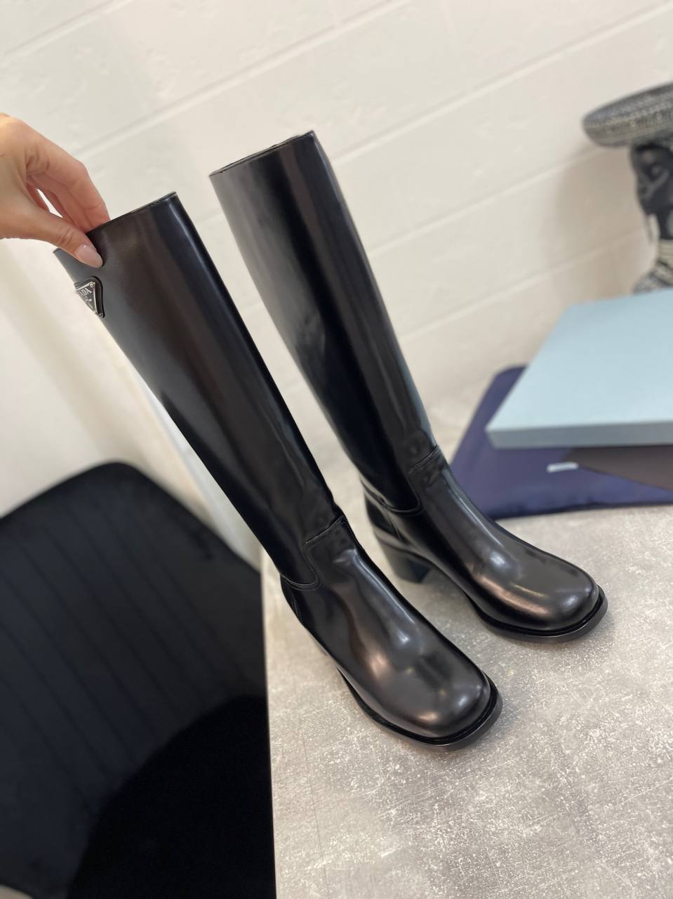 Трендовые сапоги Prada BP-41079 Трендовые сапоги Prada BP-41079