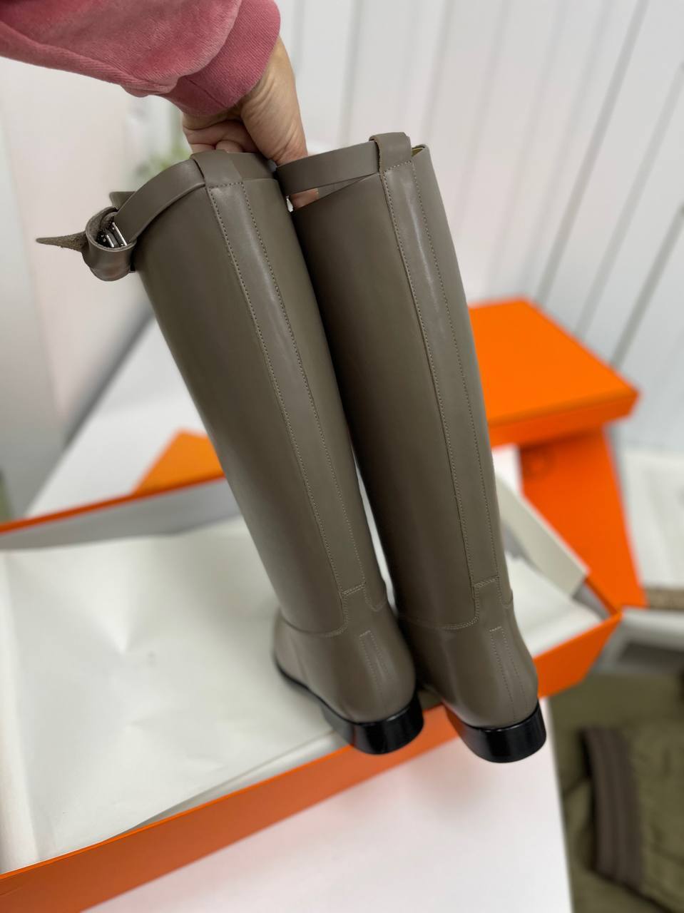 Премиум сапоги Hermes BP-22257 Премиум сапоги Hermes BP-22257