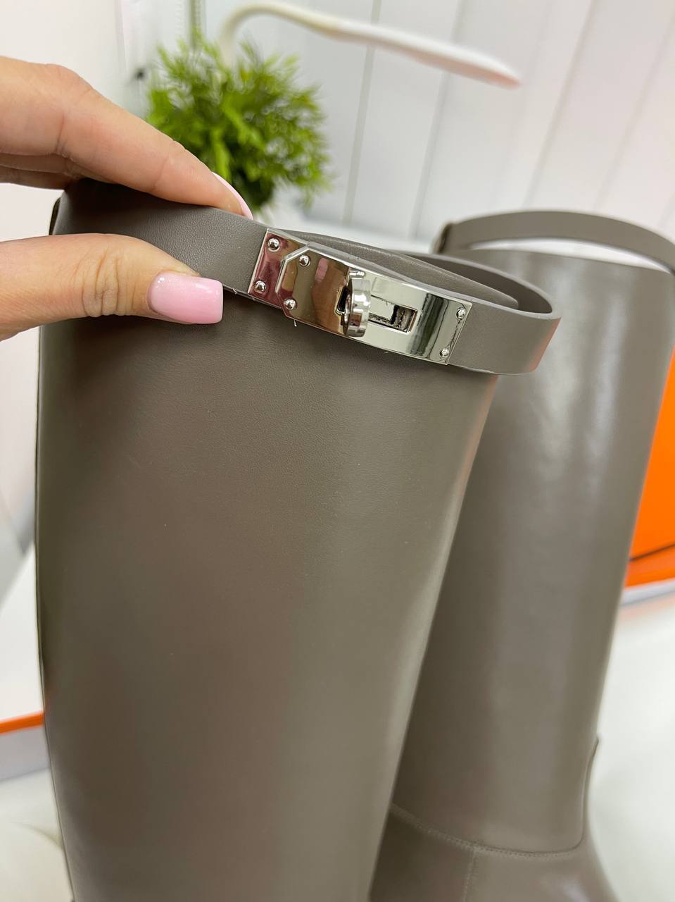 Премиум сапоги Hermes BP-22257 Премиум сапоги Hermes BP-22257