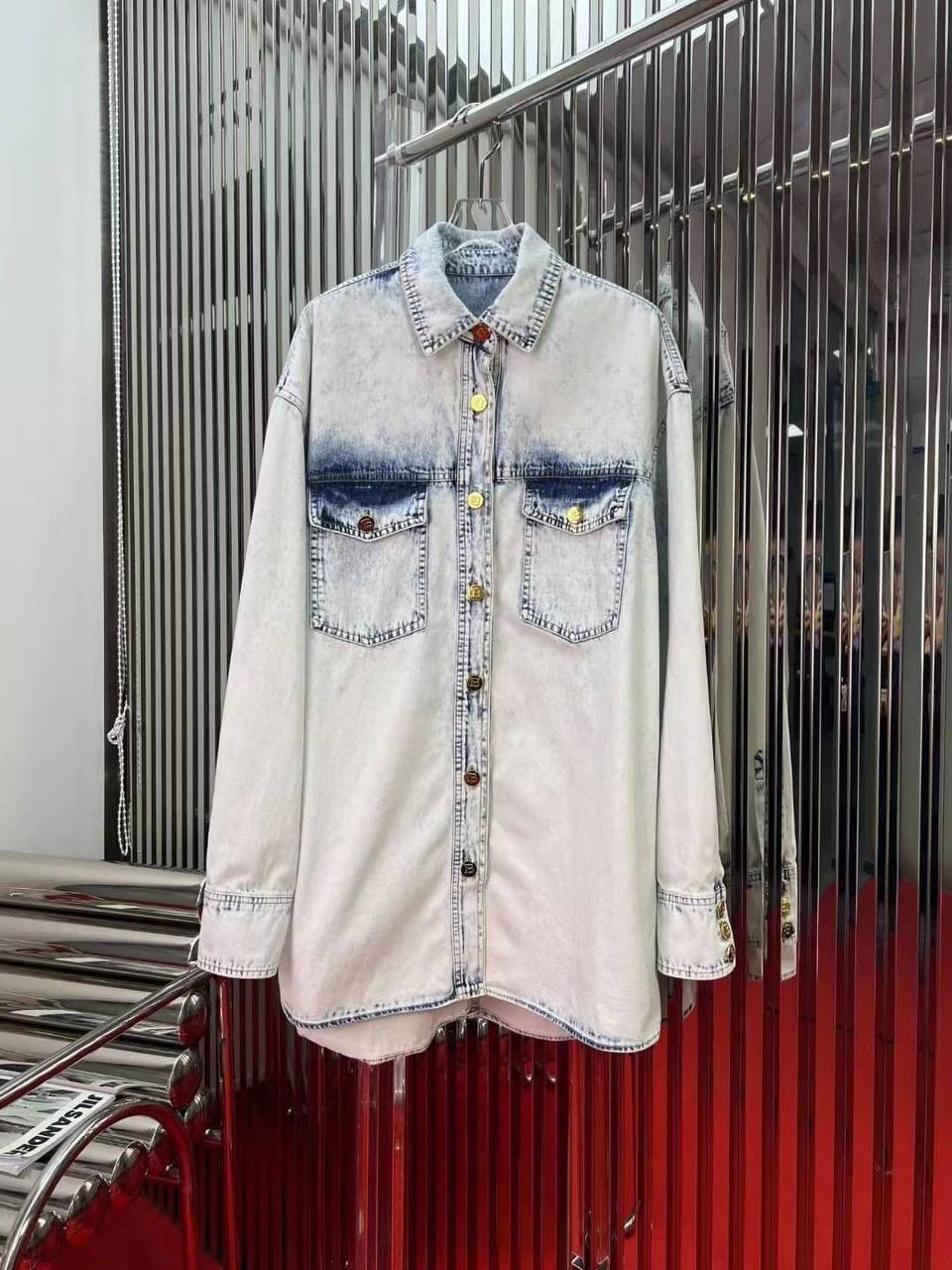 Рубашка коллекционная Balmain BP-14507 Рубашка коллекционная Balmain BP-14507