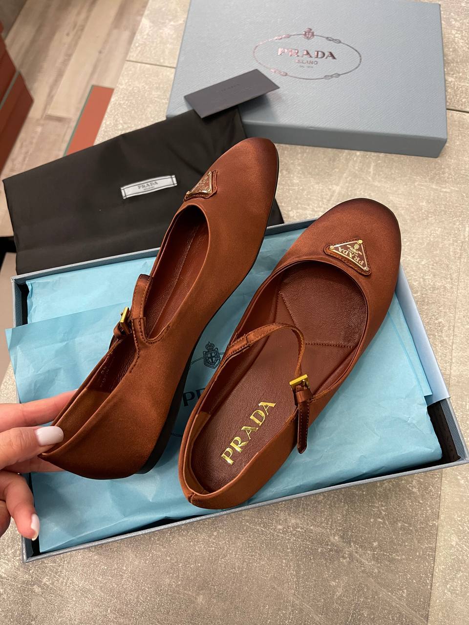 Повседневные балетки Prada BP-50474 Повседневные балетки Prada BP-50474