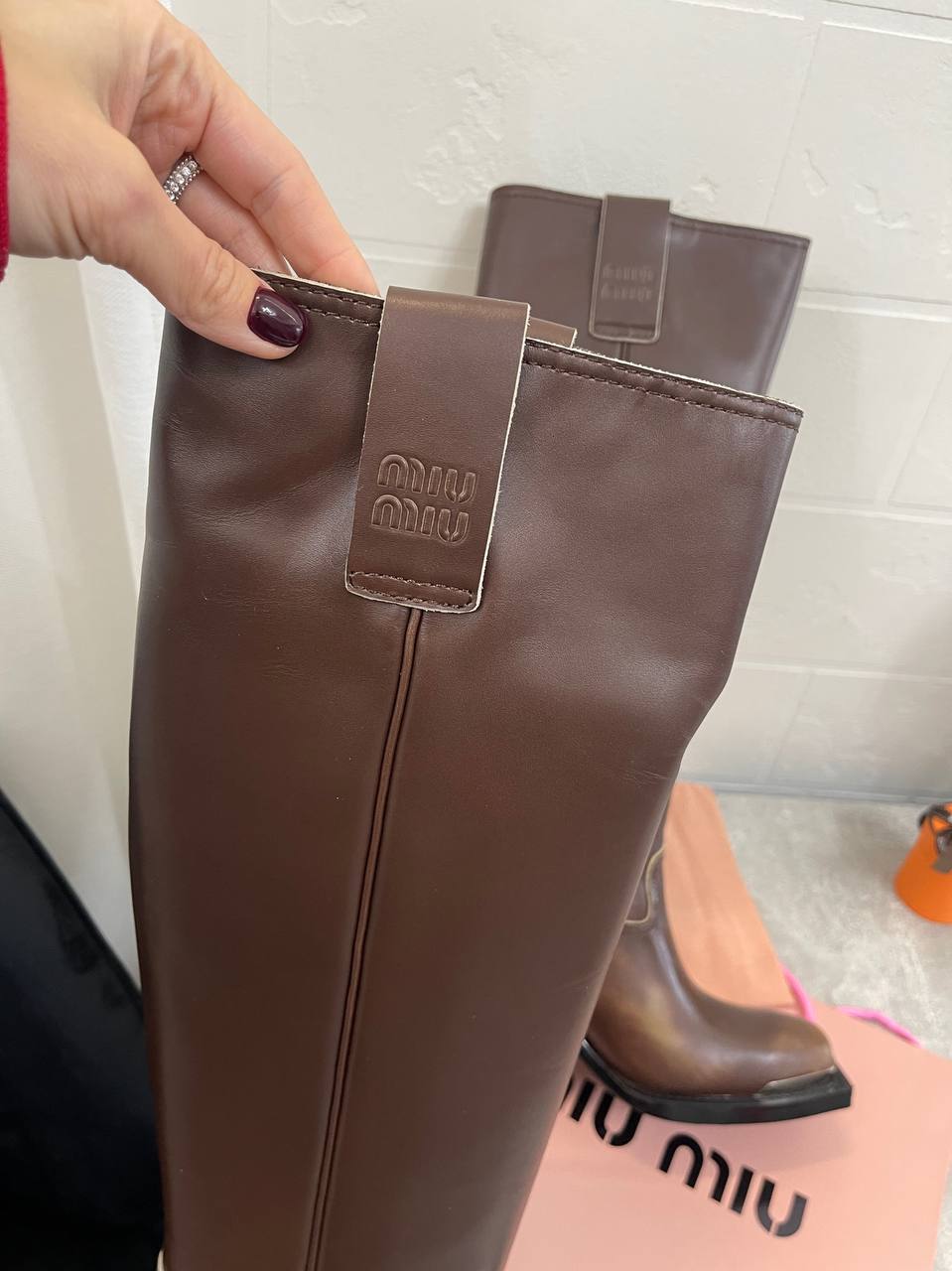 Повседневные сапоги Miu Miu BP-42133 Повседневные сапоги Miu Miu BP-42133