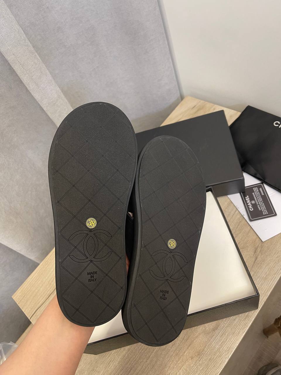 Премиум шлепанцы Chanel BP-51511 Премиум шлепанцы Chanel BP-51511