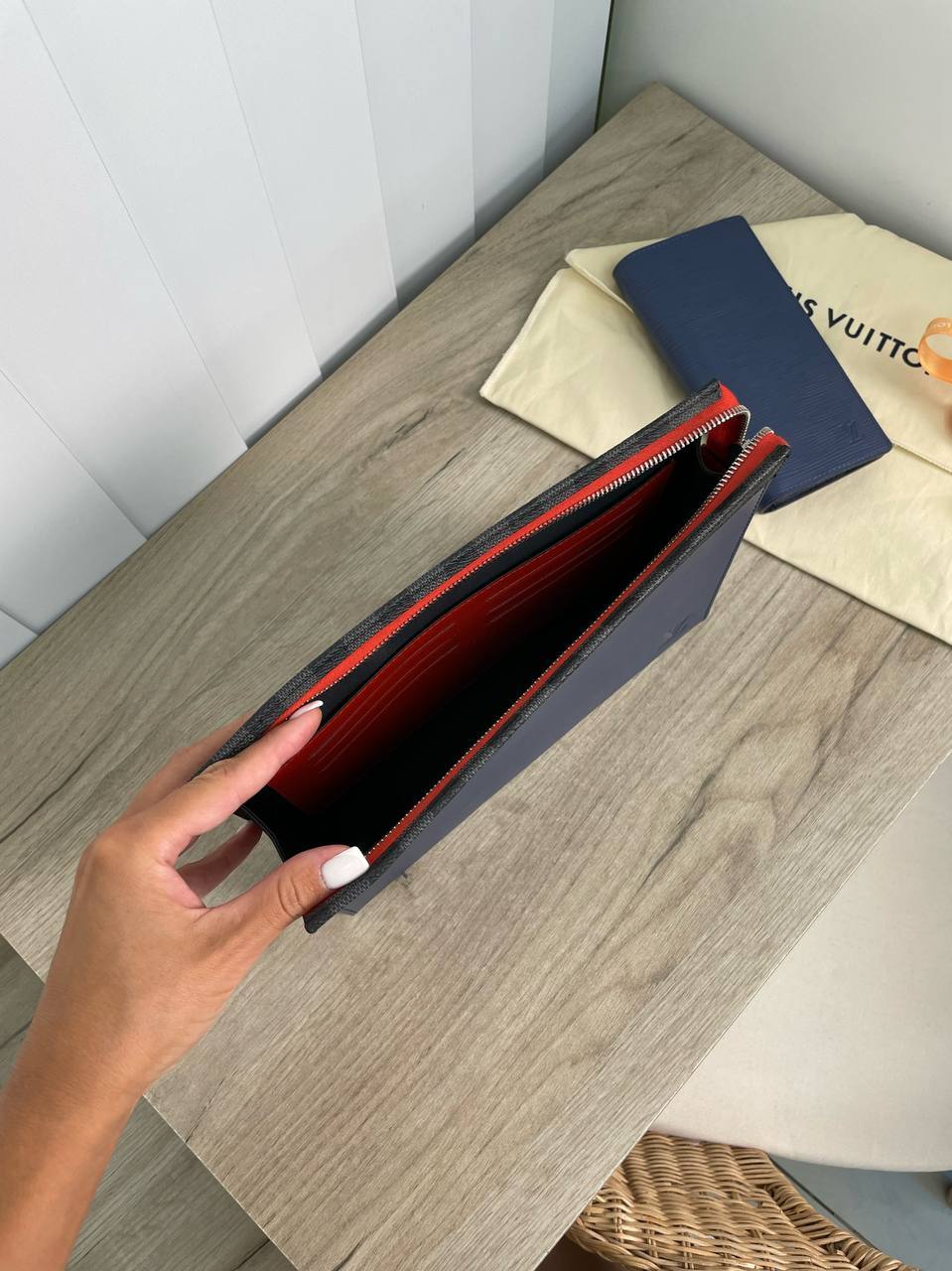 Папка А5 синяя премиум Louis Vuitton BP-16645 Папка А5 синяя премиум Louis Vuitton BP-16645