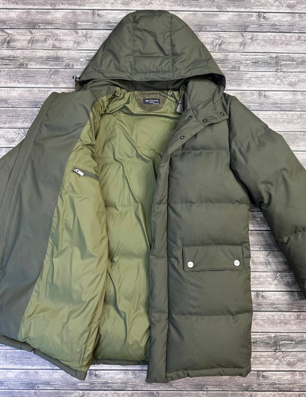 Пуховик Kiton BP-43188 утепленный Пуховик Kiton BP-43188 утепленный