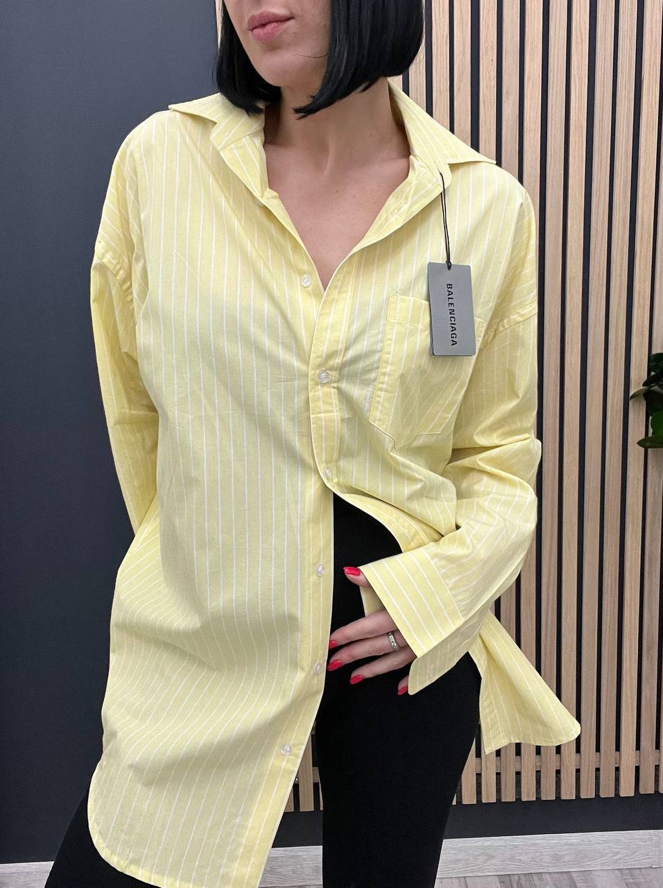 Трендовая рубашка Balenciaga BP-47802 Трендовая рубашка Balenciaga BP-47802