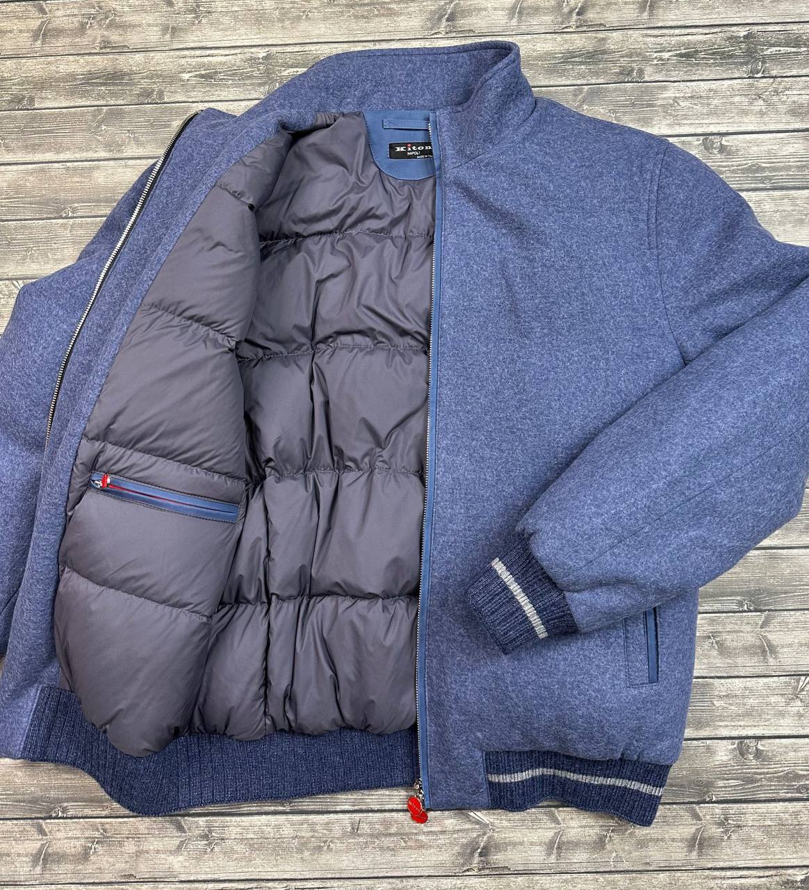 Утепленный пуховик Kiton BP-44839 Утепленный пуховик Kiton BP-44839