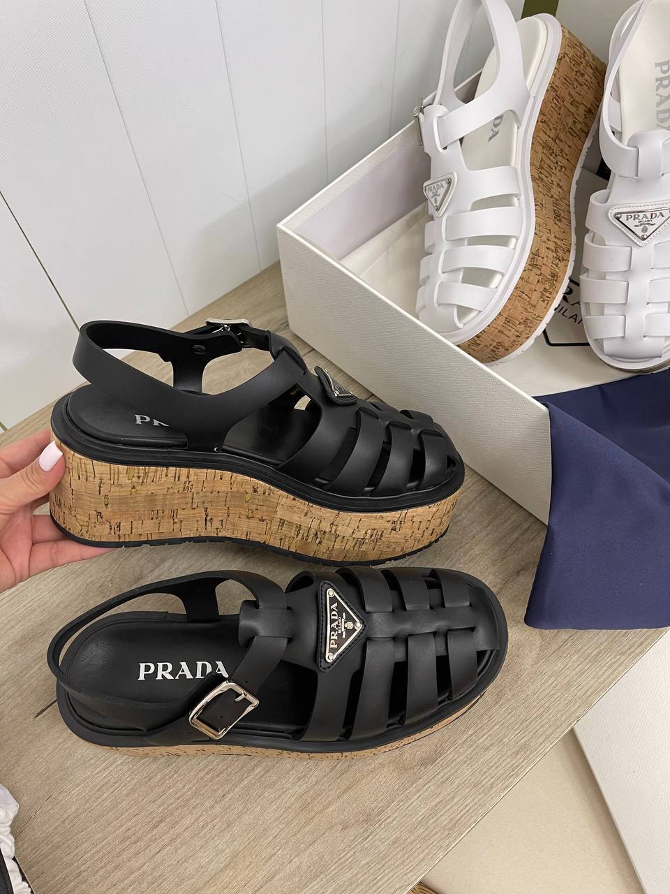 Коллекционные сандалии Prada BP-34856 Коллекционные сандалии Prada BP-34856