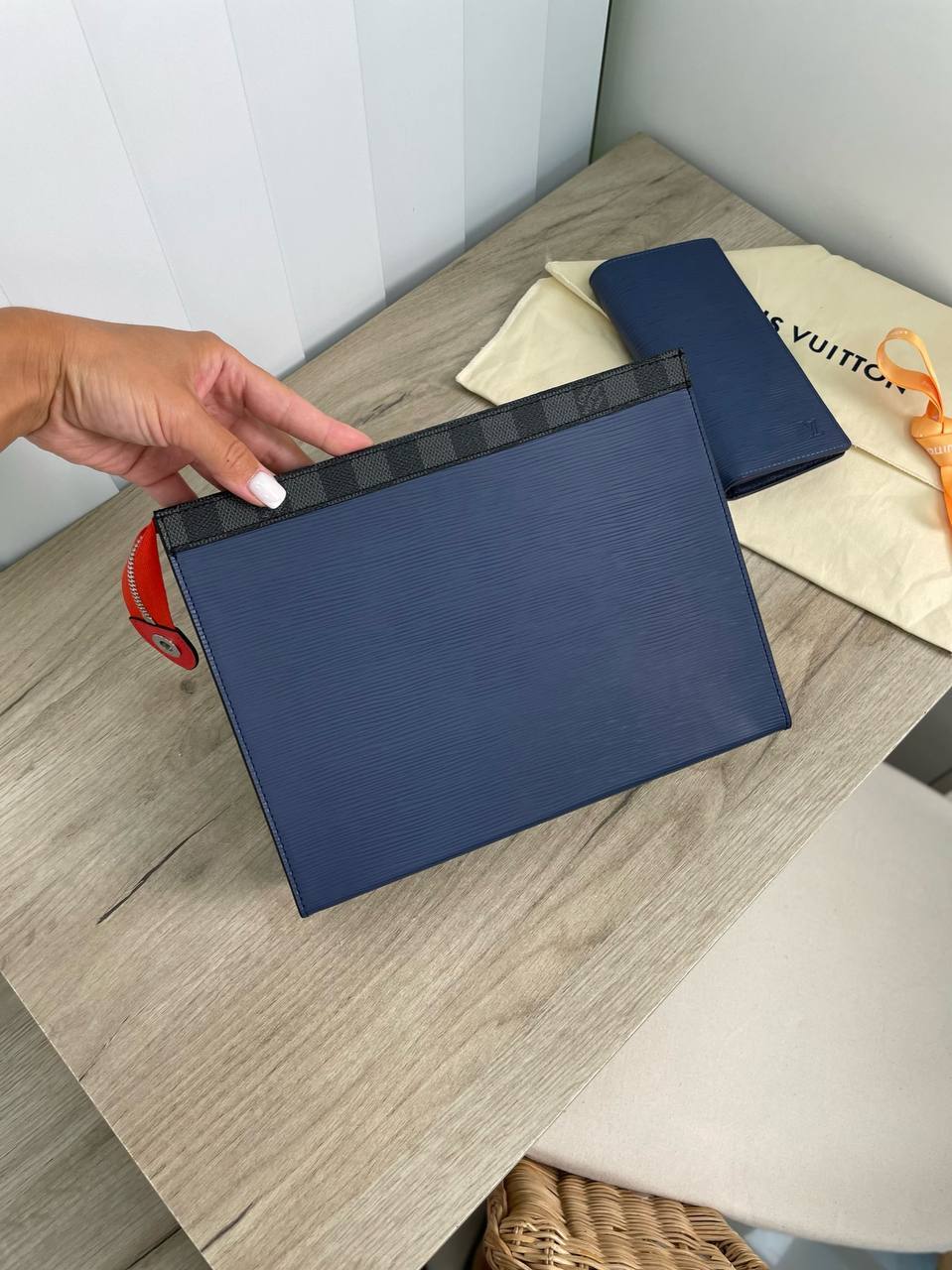 Папка А5 синяя премиум Louis Vuitton BP-16645 Папка А5 синяя премиум Louis Vuitton BP-16645