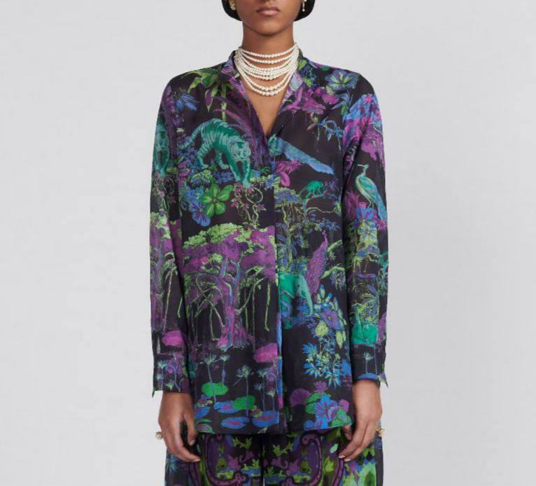 Трендовая рубашка Christian Dior BP-37152 Трендовая рубашка Christian Dior BP-37152