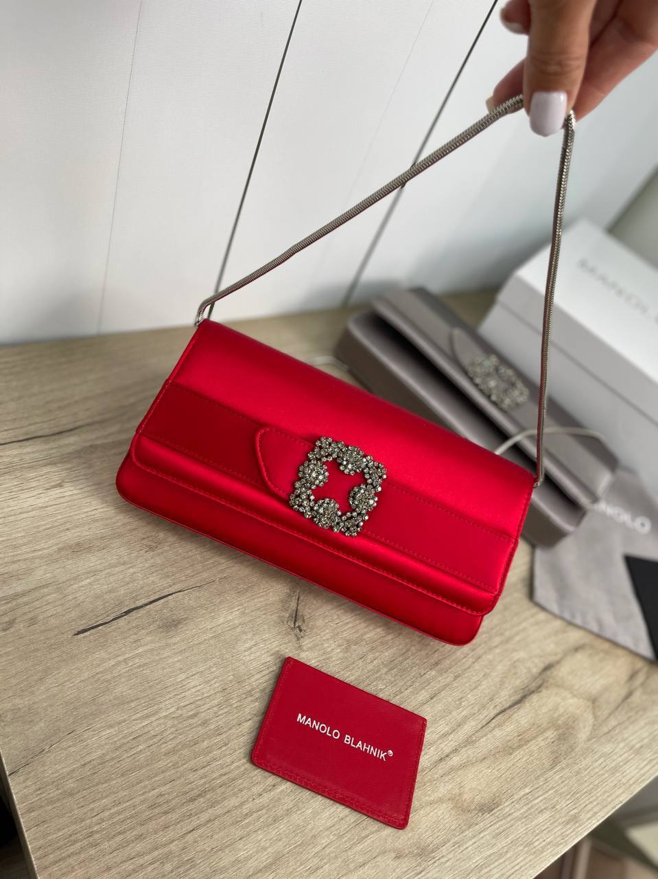 Элитный клатч Manolo Blahnik BP-17766 Элитный клатч Manolo Blahnik BP-17766
