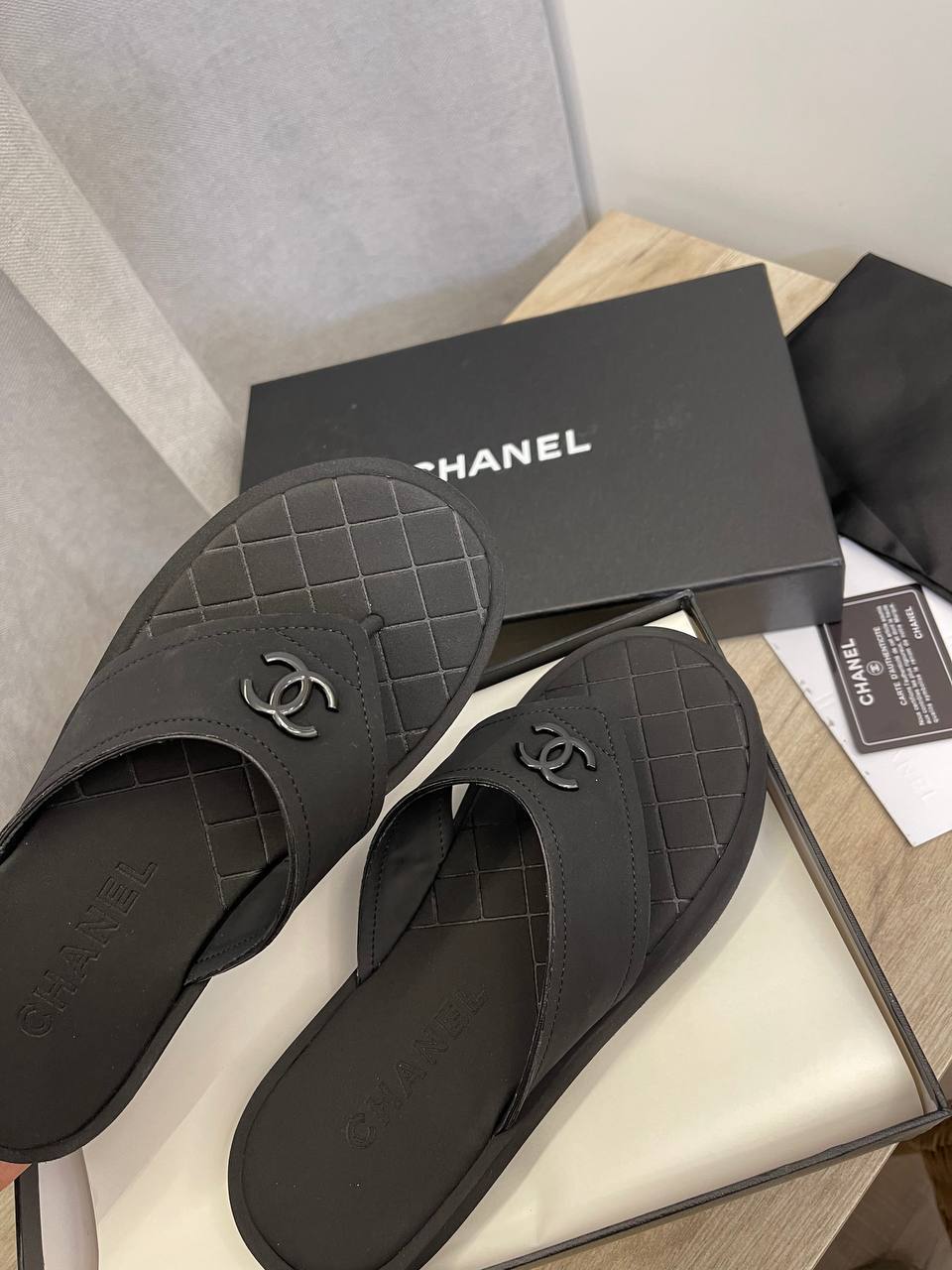 Премиум шлепанцы Chanel BP-51511 Премиум шлепанцы Chanel BP-51511