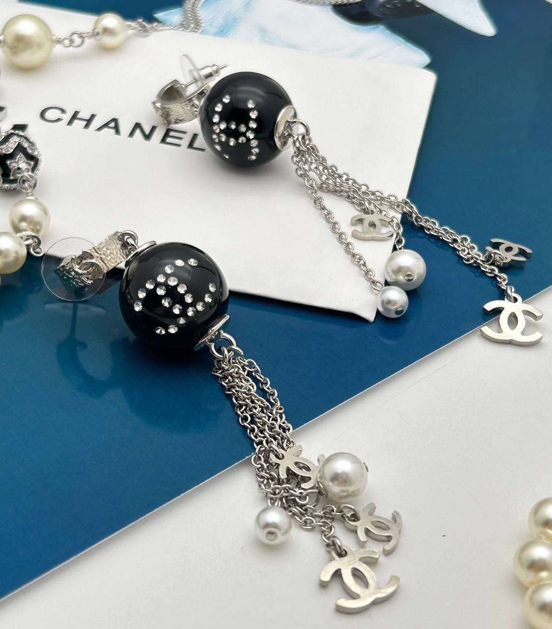 Серьги премиальные Chanel BP-51244 Серьги премиальные Chanel BP-51244