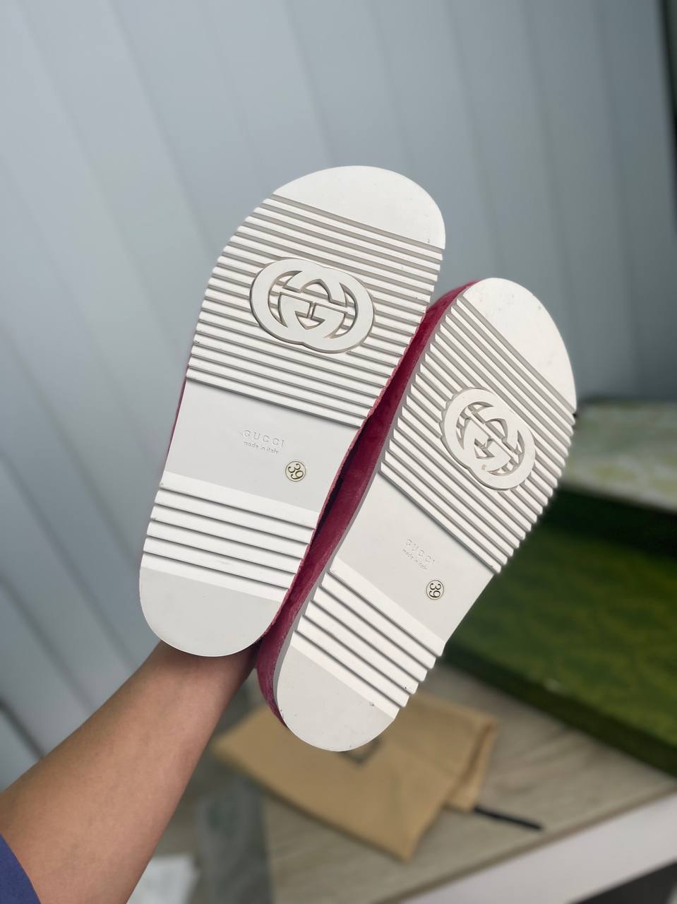 Коллекционные шлёпанцы Gucci BP-15866 Коллекционные шлёпанцы Gucci BP-15866
