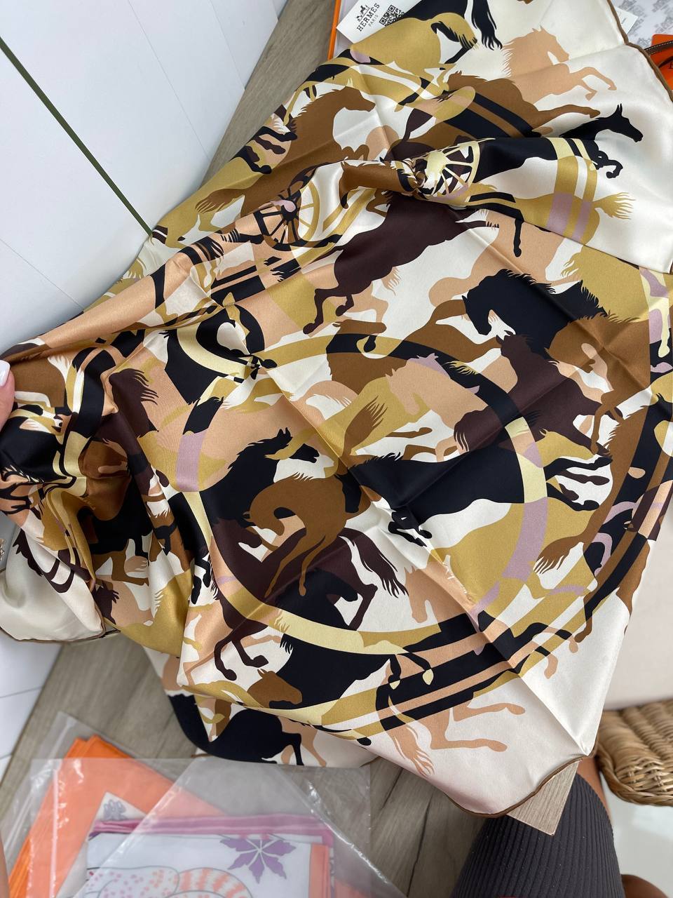 Hermes платок люксовый BP-18536 Hermes платок люксовый BP-18536