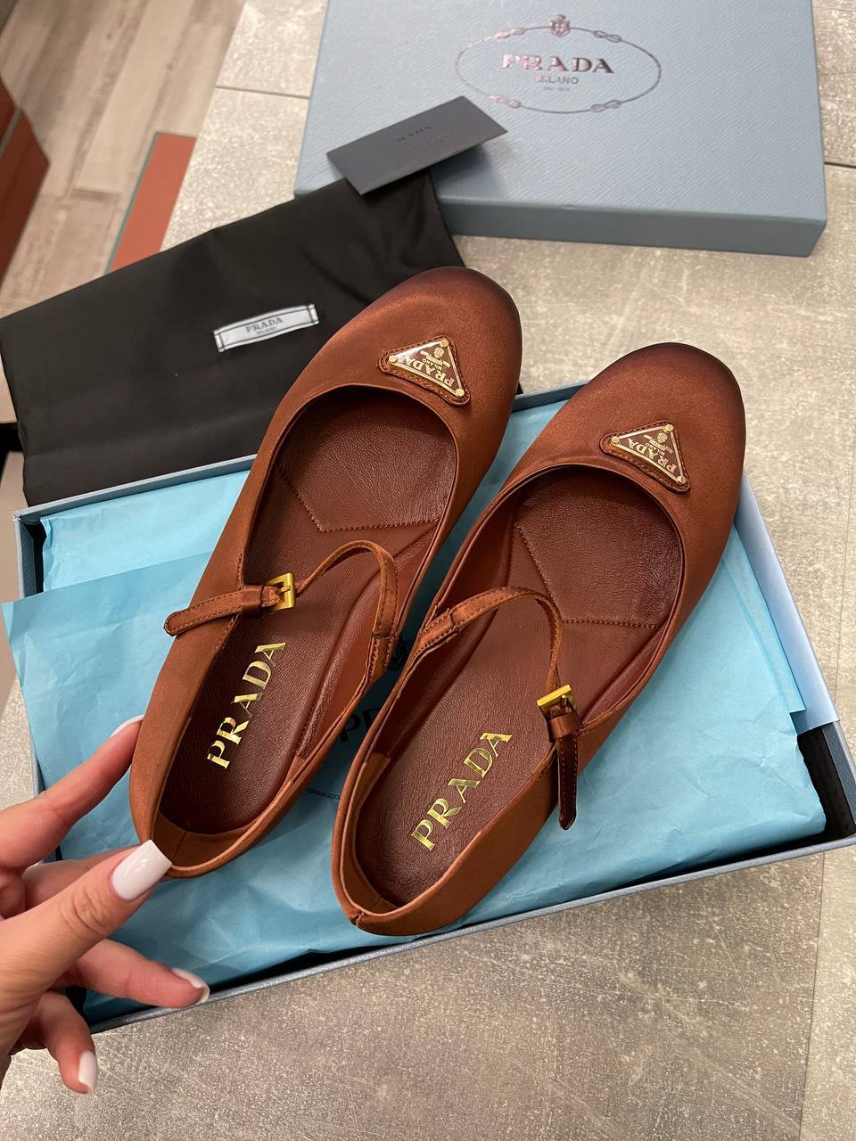 Повседневные балетки Prada BP-50474 Повседневные балетки Prada BP-50474