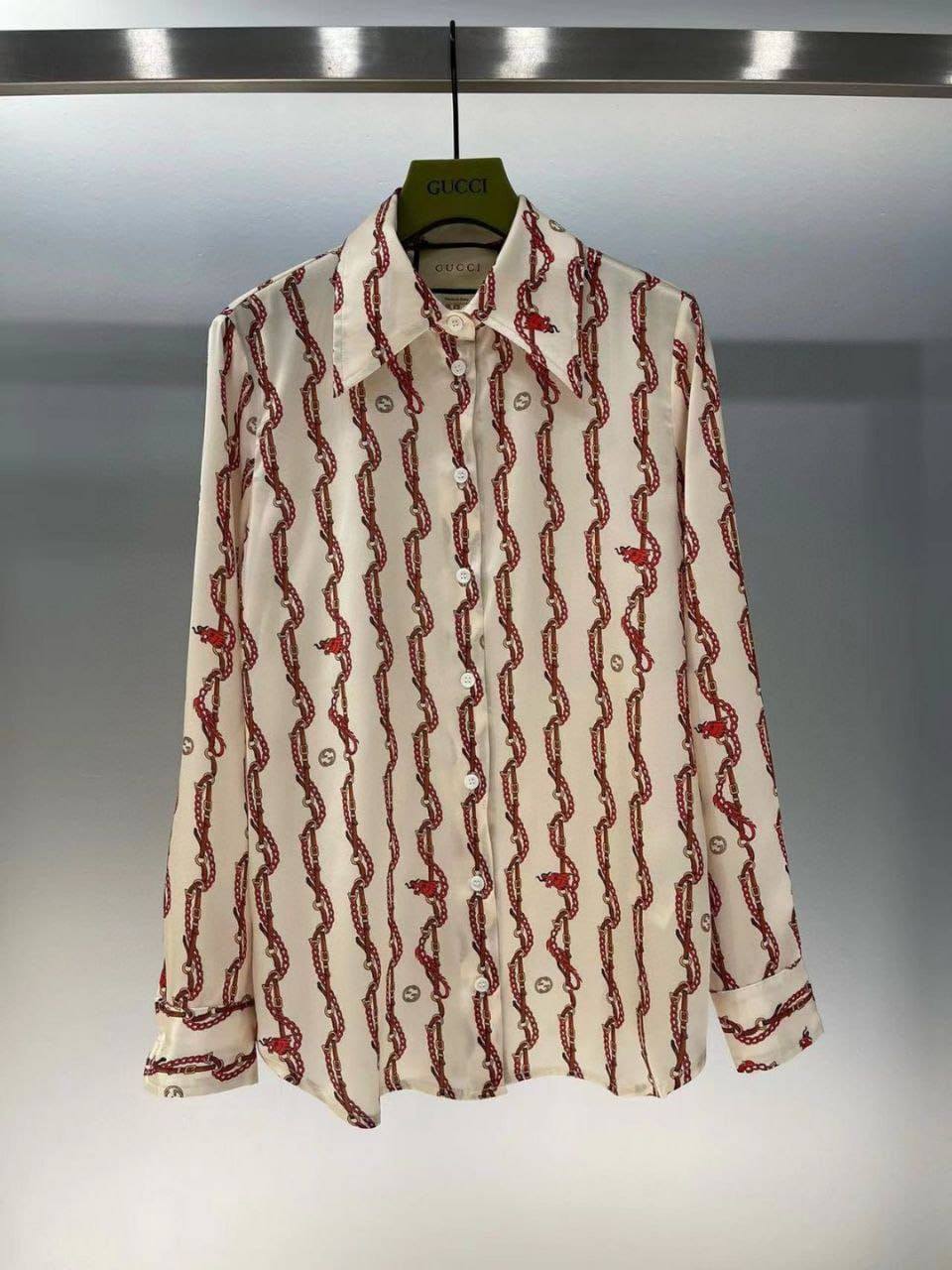 Трендовая рубашка Gucci BP-45411 Трендовая рубашка Gucci BP-45411