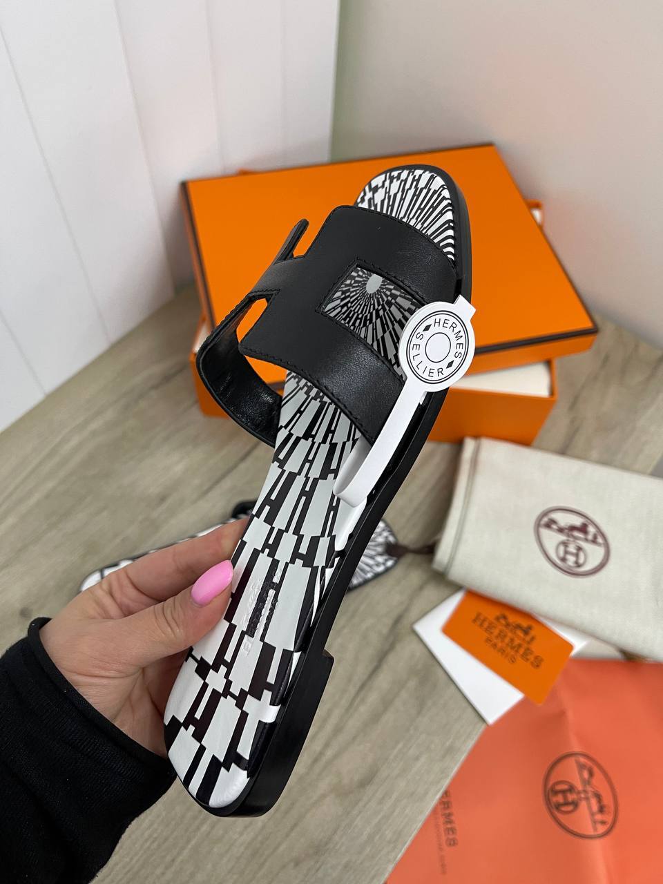 Сандалии трендовые Hermes BP-29357 Сандалии трендовые Hermes BP-29357