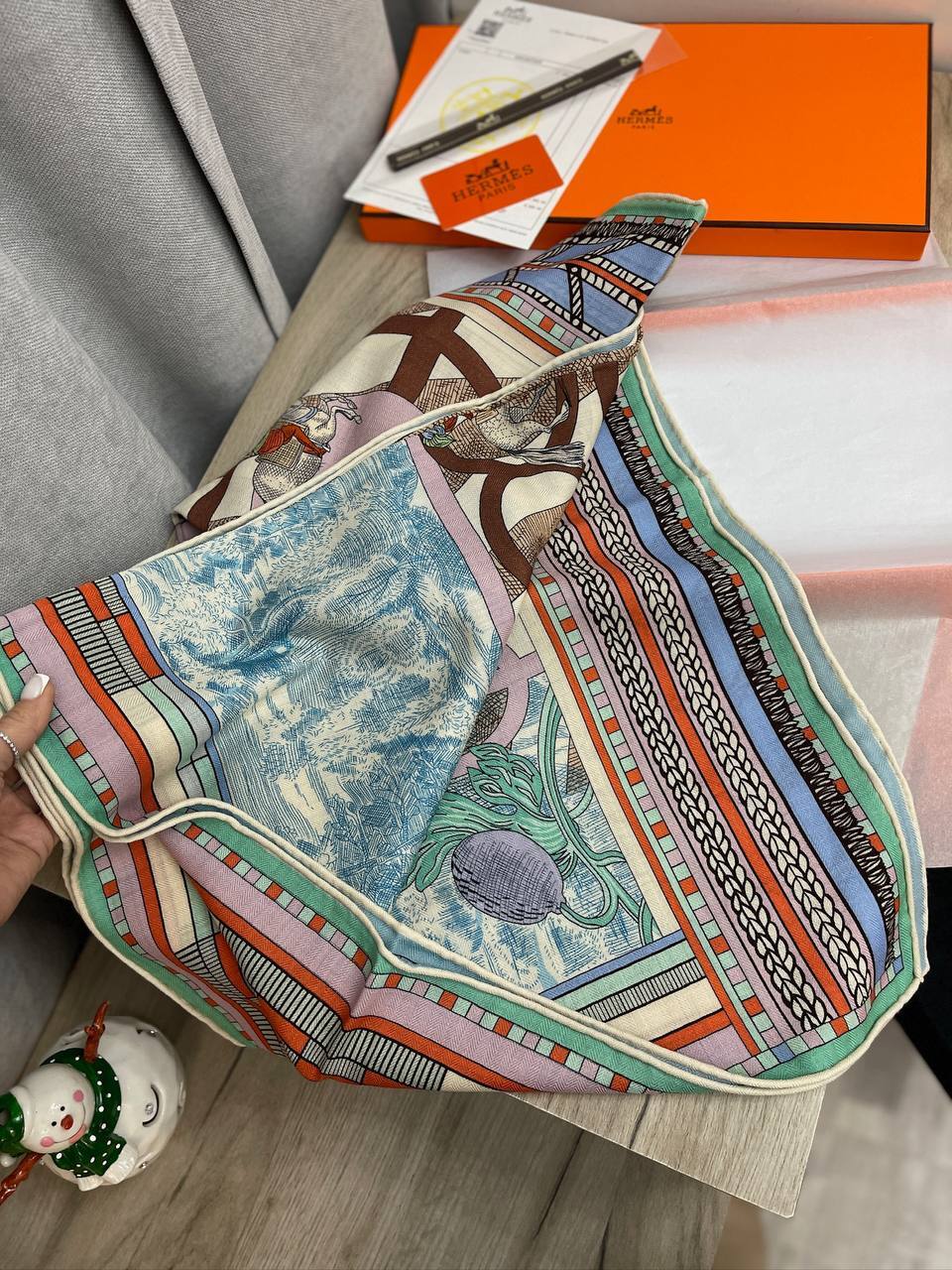 Коллекционный платок Hermes BP-43785 Коллекционный платок Hermes BP-43785